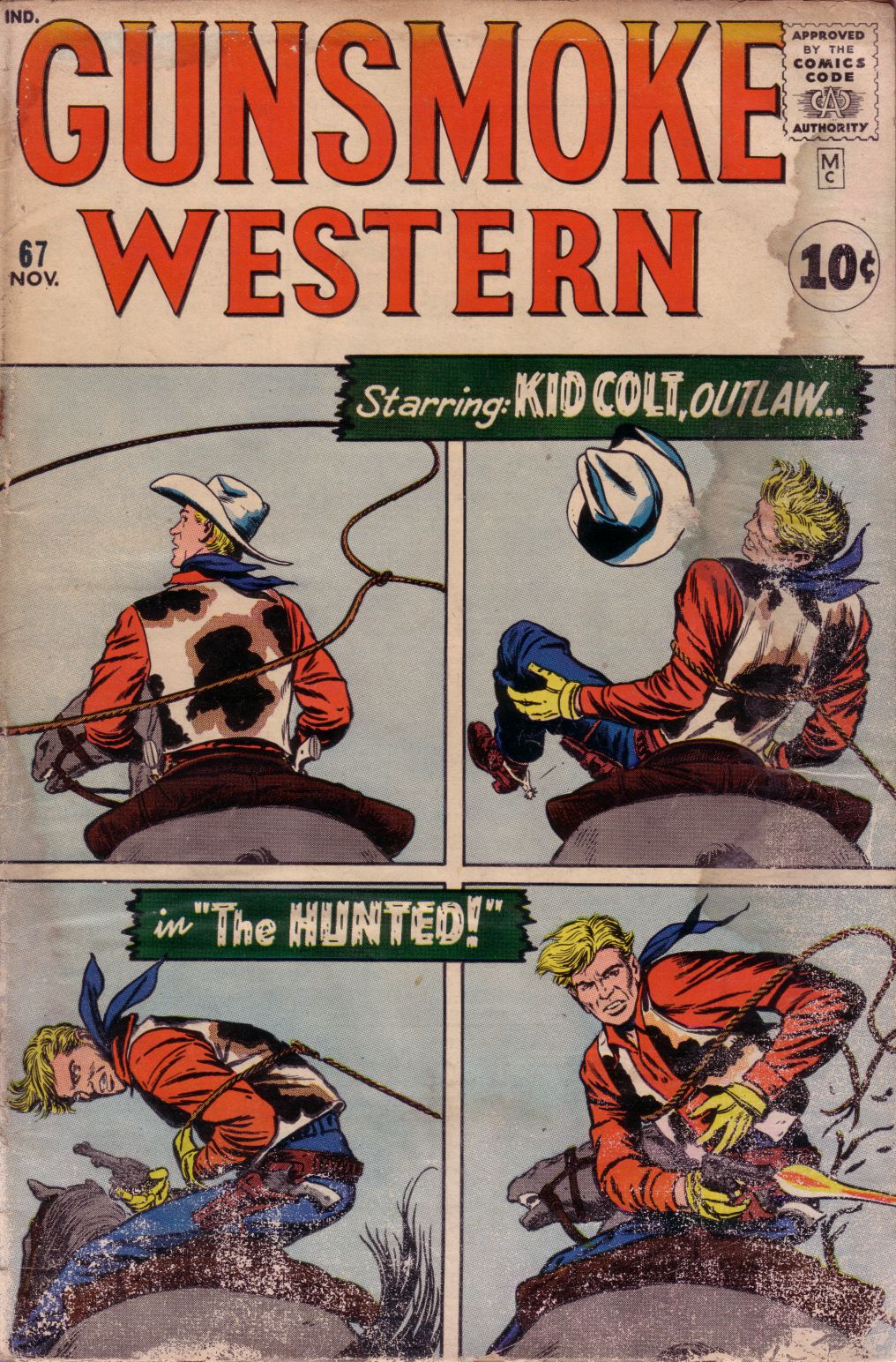 Read online Gunsmoke Western comic -  Issue #67 - 1