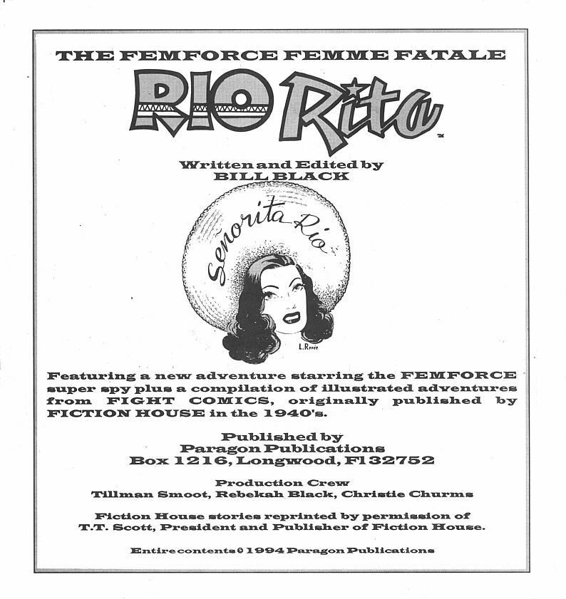 Read online Femforce Femme Fatal: Rio Rita comic -  Issue # Full - 3