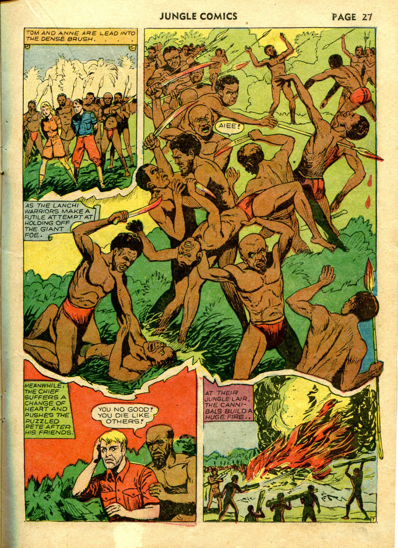 Read online Jungle Comics comic -  Issue #28 - 30