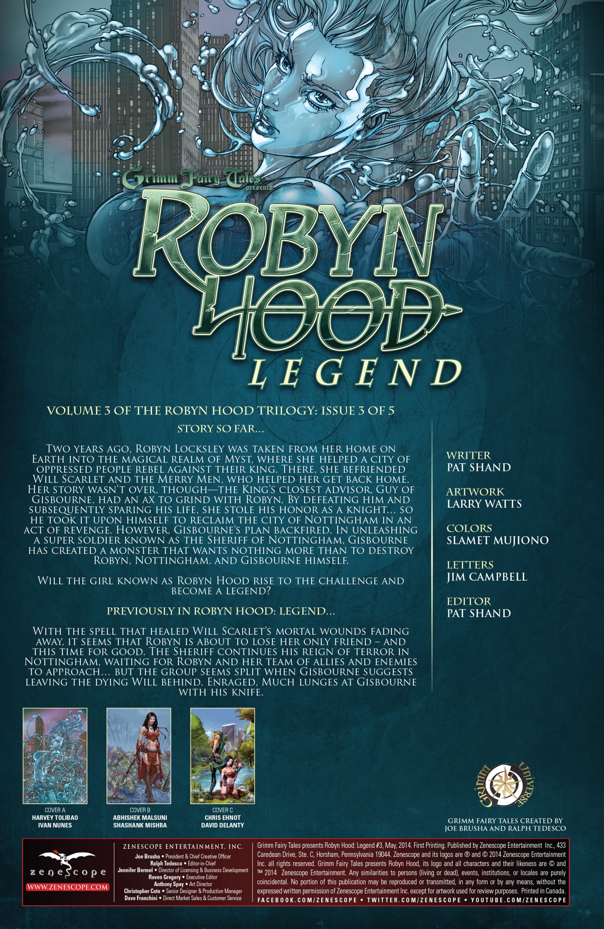 Read online Grimm Fairy Tales presents Robyn Hood: Legend comic -  Issue #3 - 3