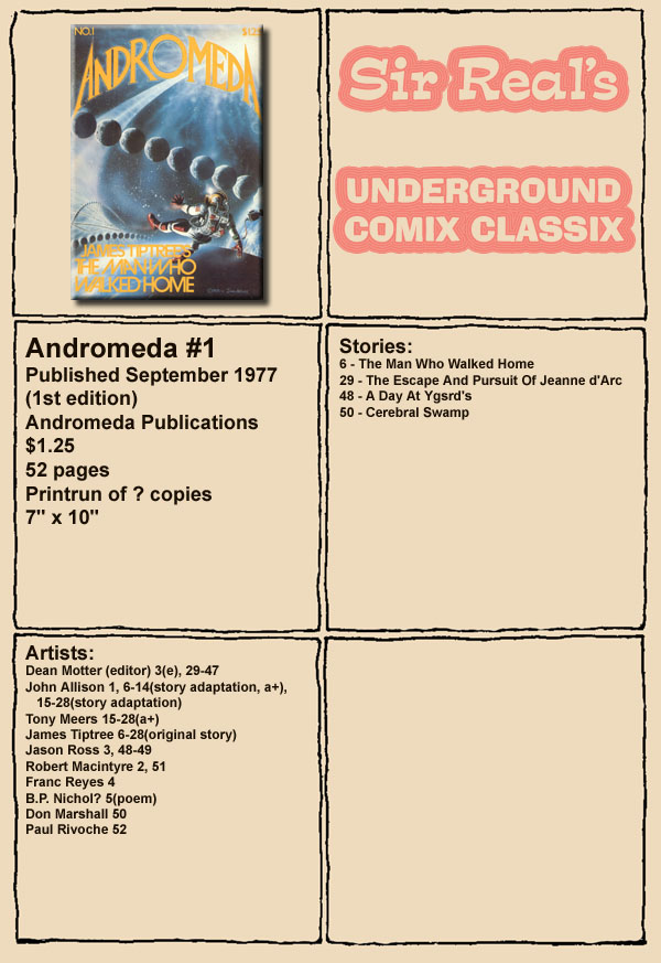 Read online Andromeda comic -  Issue #1 - 1