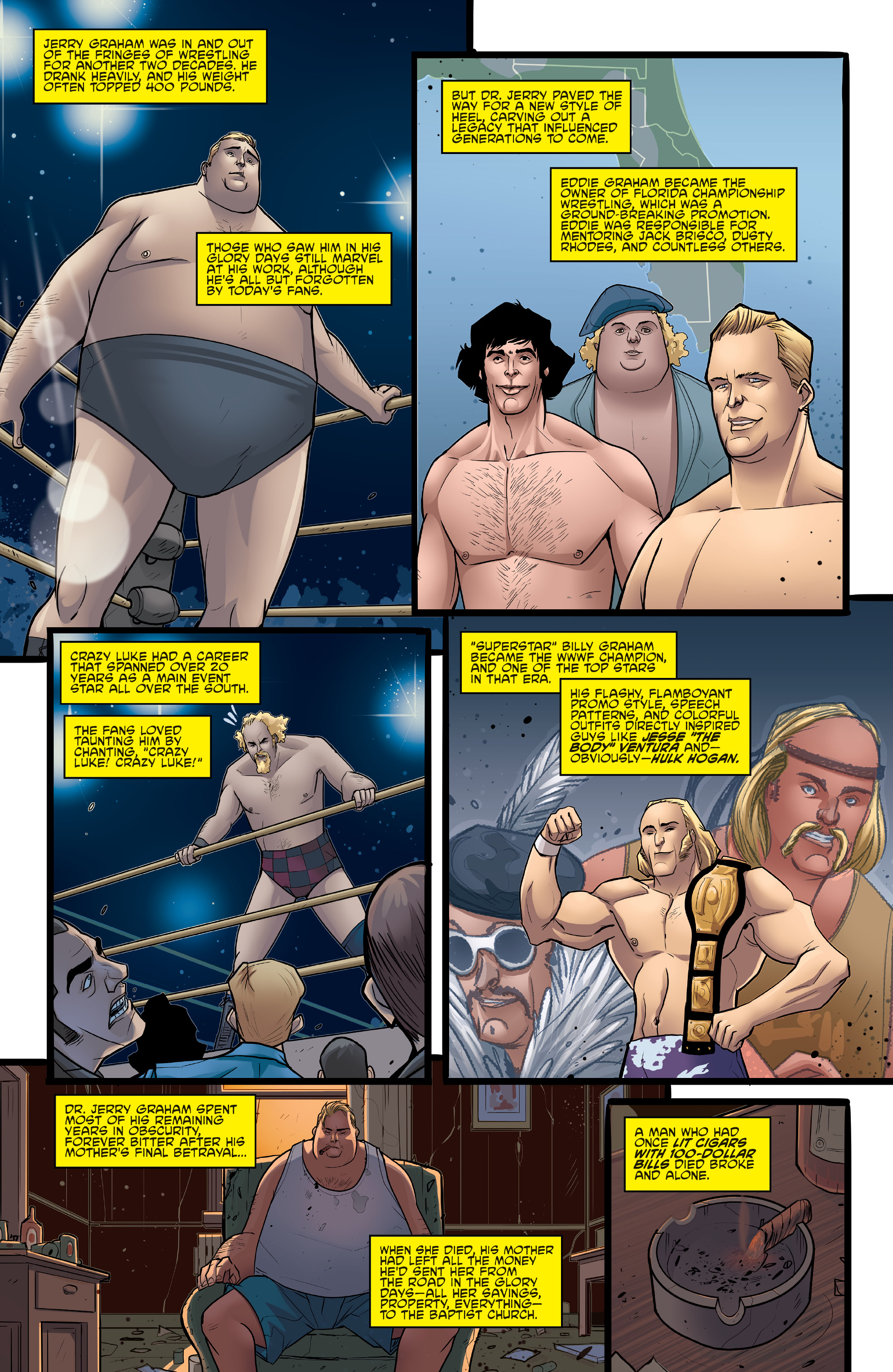 Read online Jim Cornette Presents: Behind the Curtain - Real Pro Wrestling Stories comic -  Issue # TPB - 45