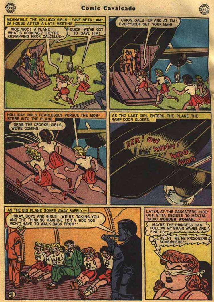 Read online Comic Cavalcade comic -  Issue #29 - 6