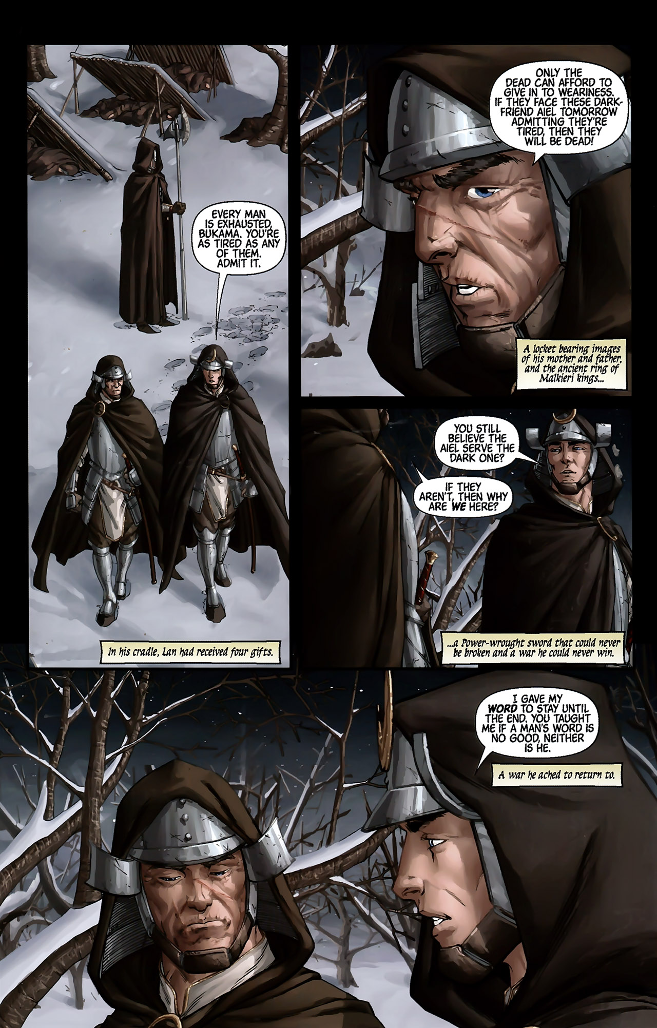 Read online Robert Jordan's The Wheel of Time New Spring comic Issue 1