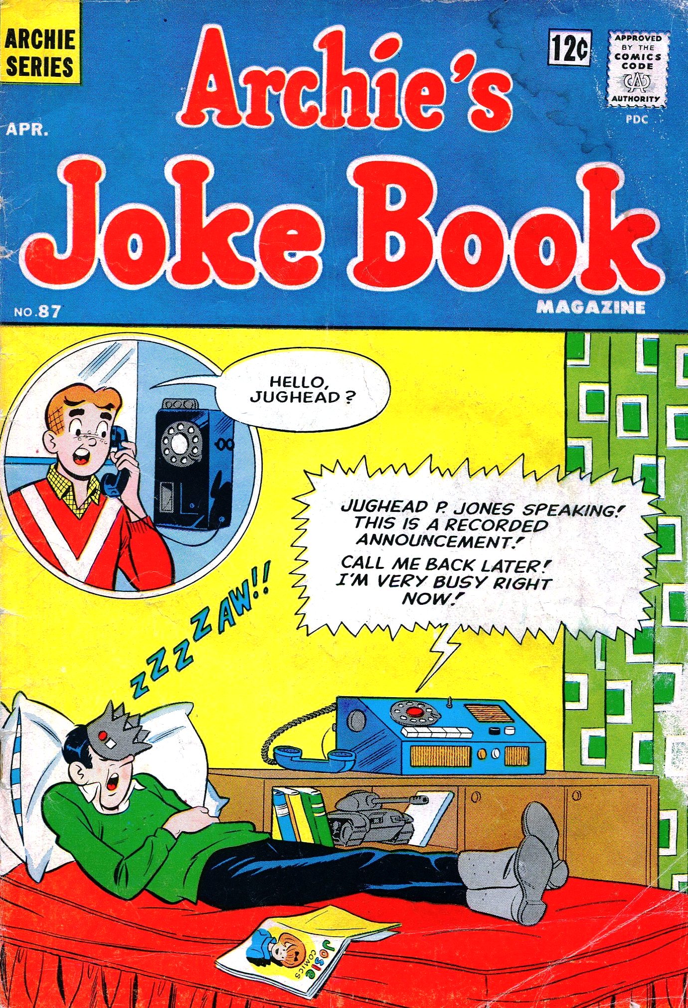 Read online Archie's Joke Book Magazine comic -  Issue #87 - 1