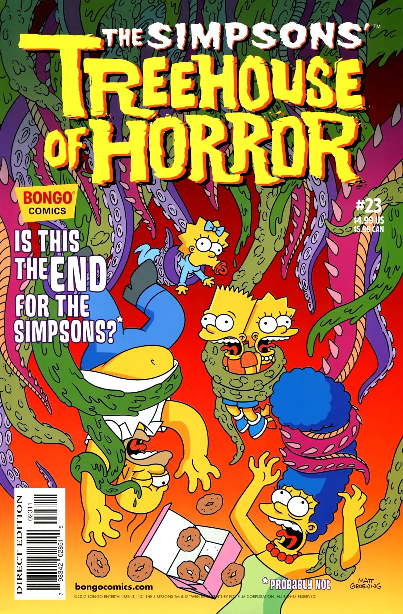Read online Treehouse of Horror comic -  Issue #23 - 1