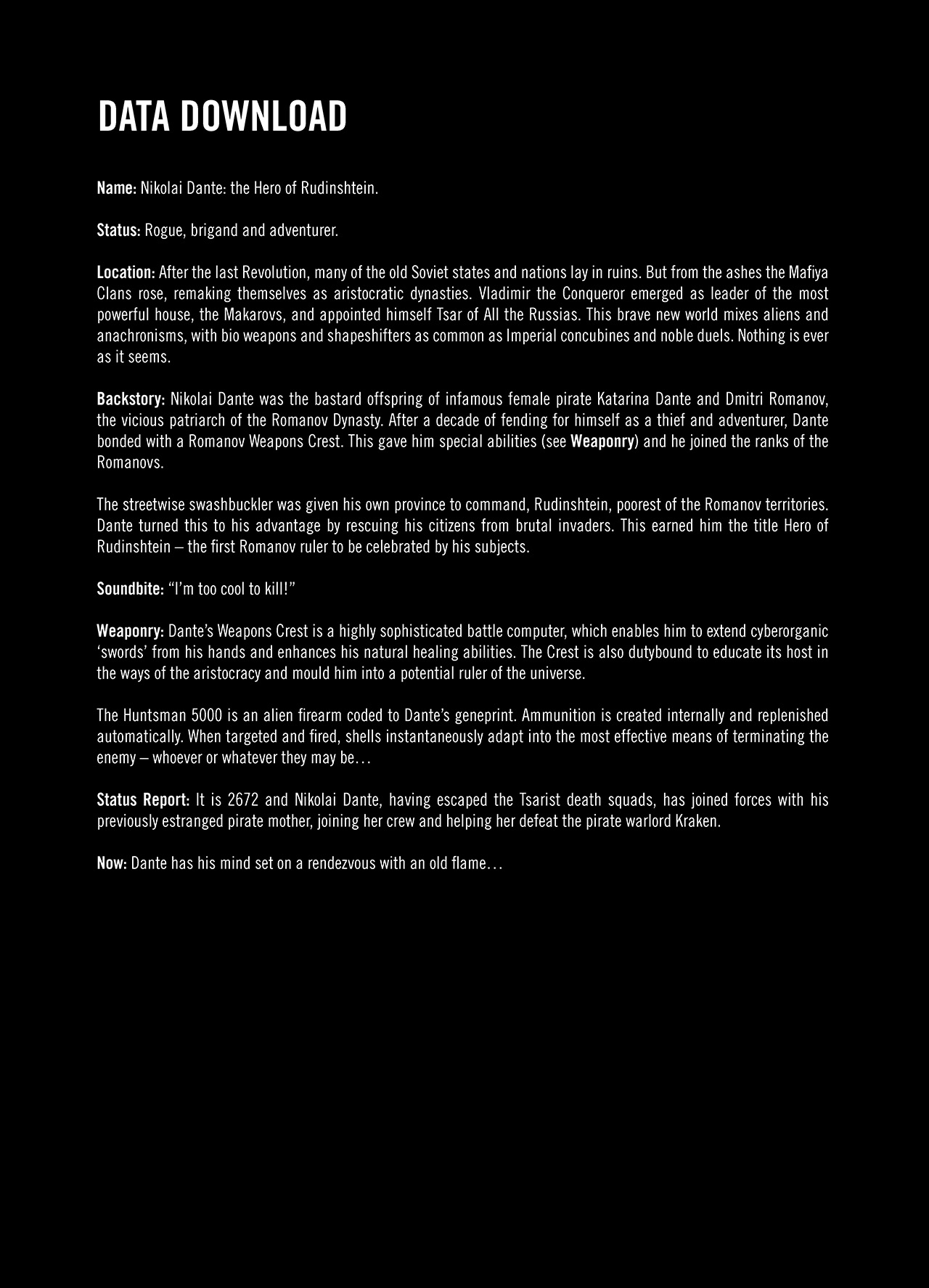 Read online Nikolai Dante comic -  Issue # TPB 7 - 5