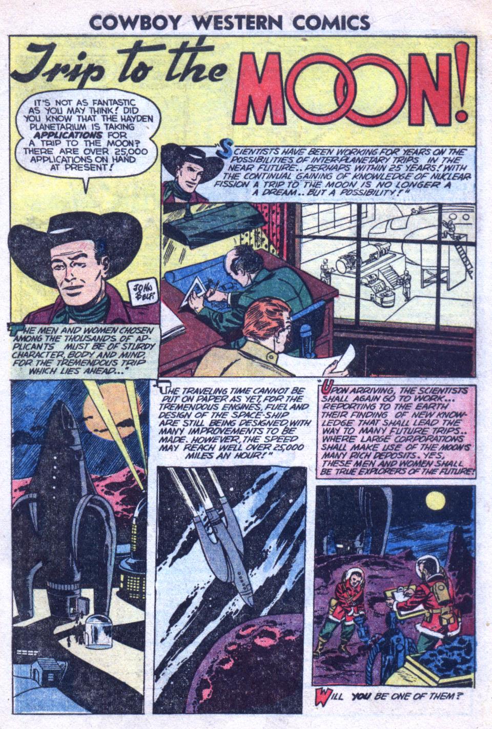 Read online Cowboy Western Comics (1953) comic -  Issue #46 - 33