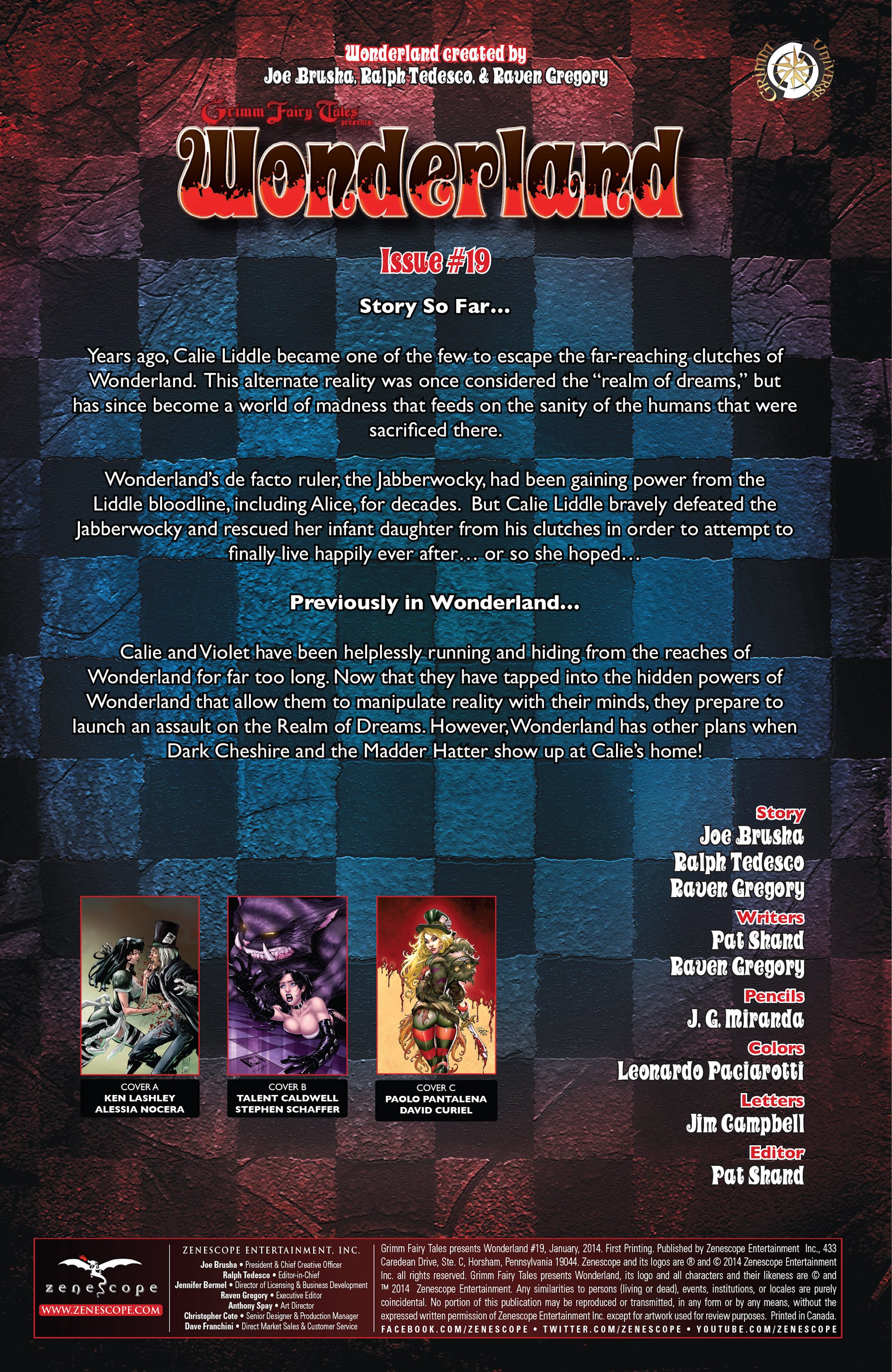 Read online Grimm Fairy Tales presents Wonderland comic -  Issue #19 - 2