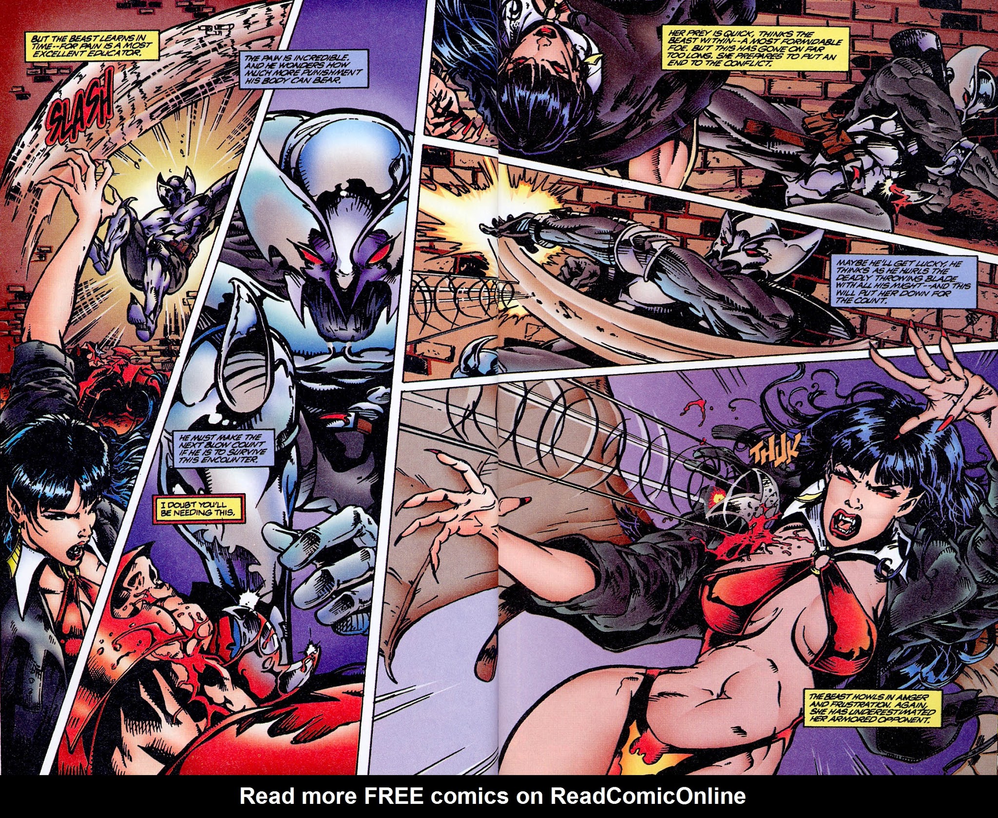Read online Vampirella/Shadowhawk: Creatures of the Night comic -  Issue # Full - 27