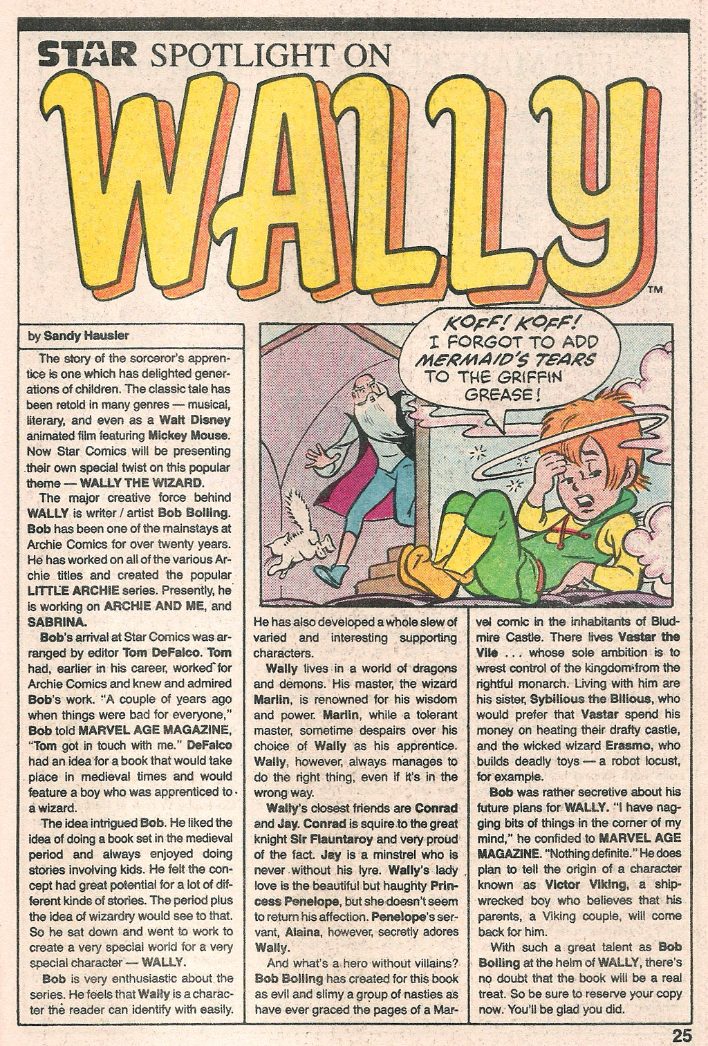 Read online Marvel Age comic -  Issue #26 - 26