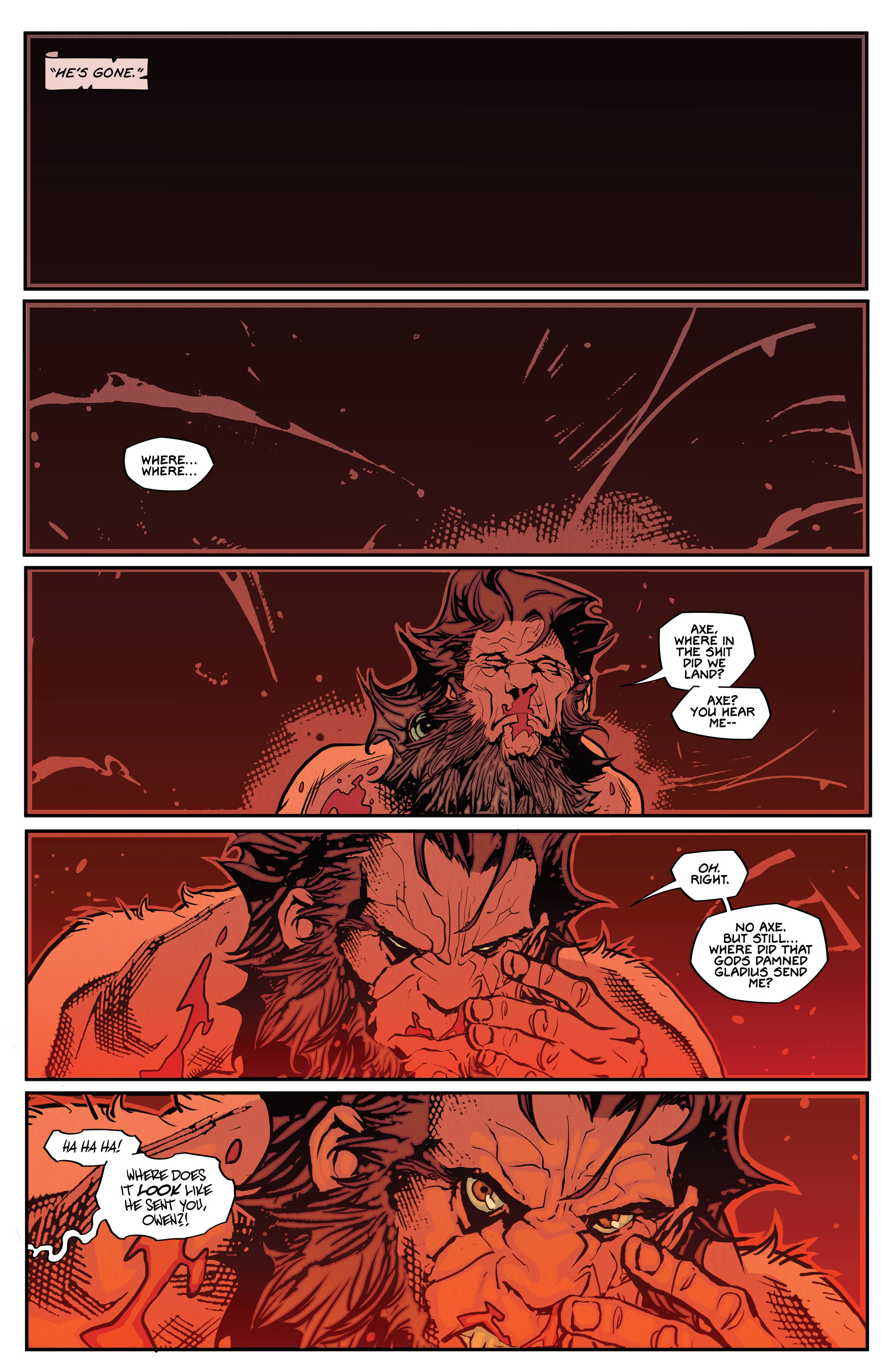 Read online Barbaric: Axe to Grind comic -  Issue #3 - 36