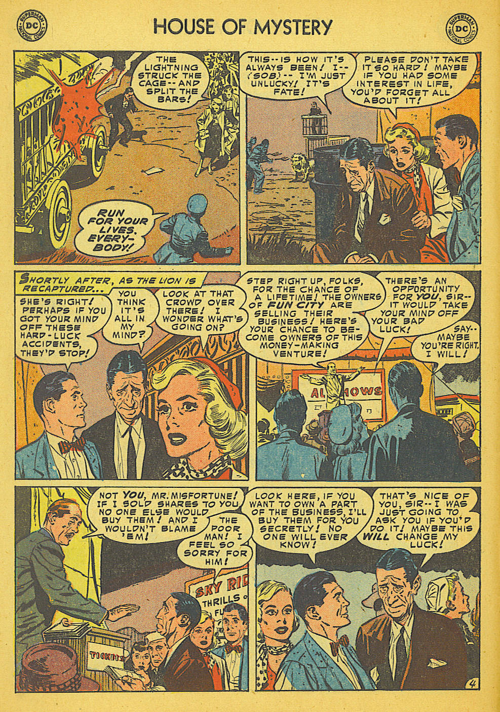 Read online House of Mystery (1951) comic -  Issue #33 - 6