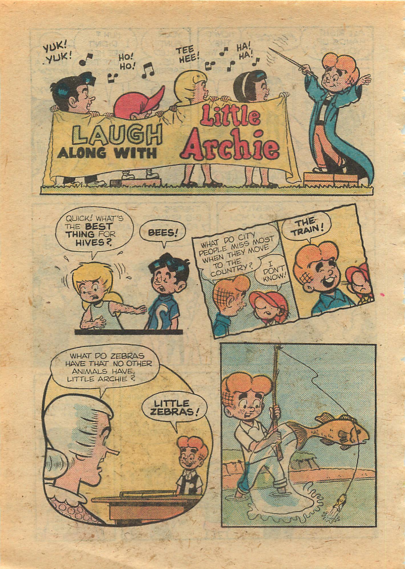 Read online Little Archie Comics Digest Magazine comic -  Issue #1 - 135