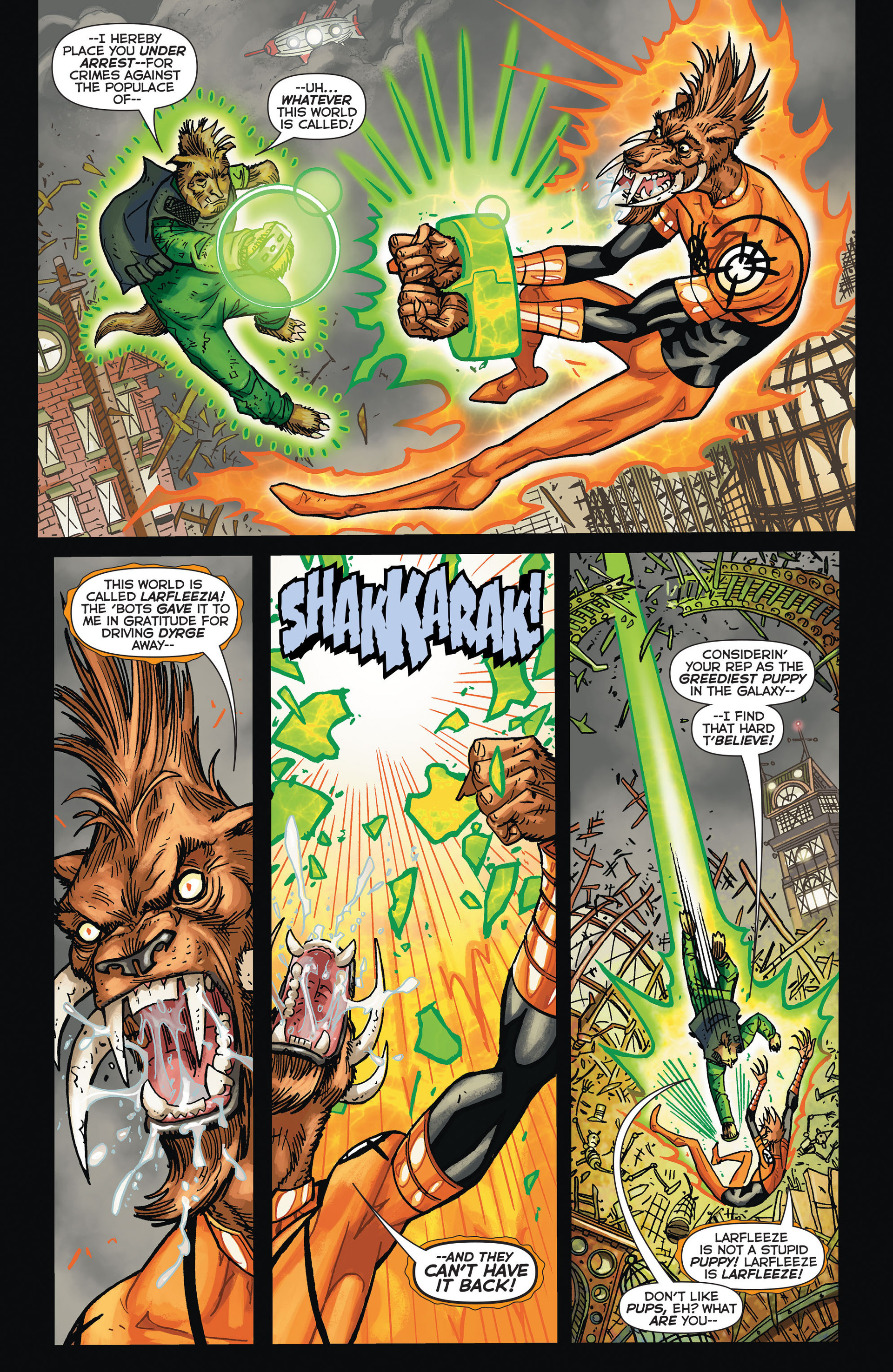 Read online Larfleeze comic -  Issue #11 - 11