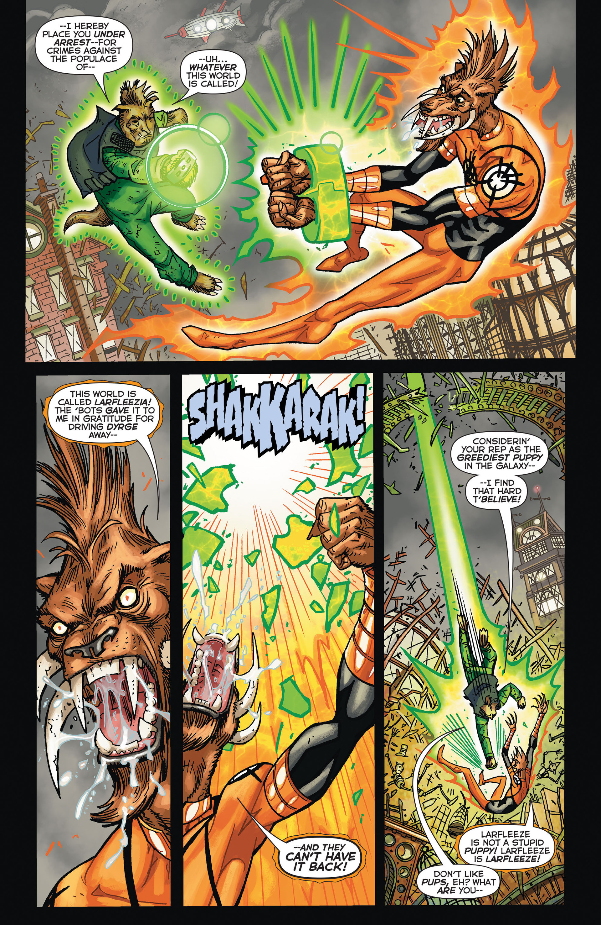 Read online Larfleeze comic -  Issue #11 - 11