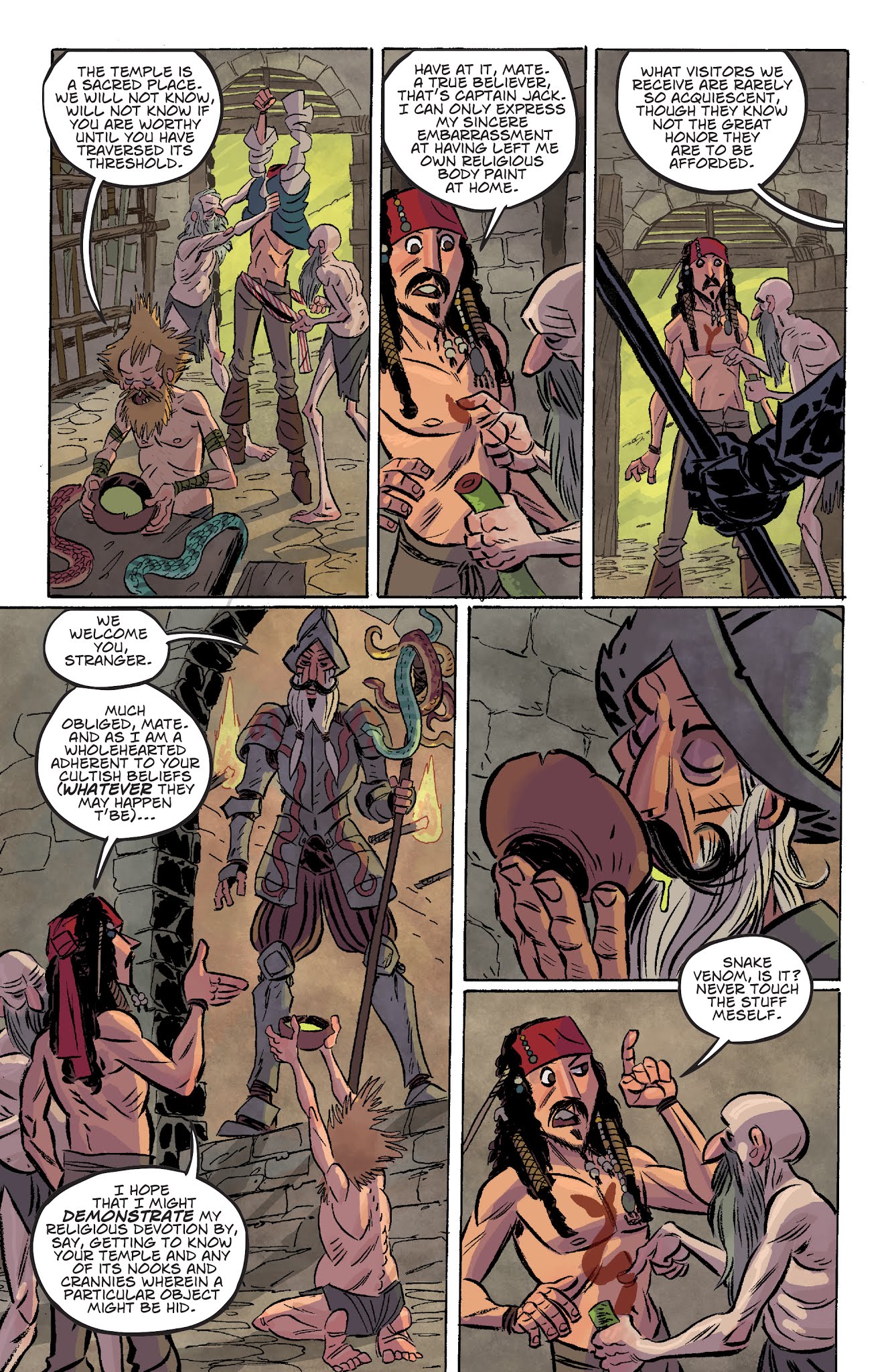 Read online Disney Pirates of the Caribbean comic -  Issue #4 - 12