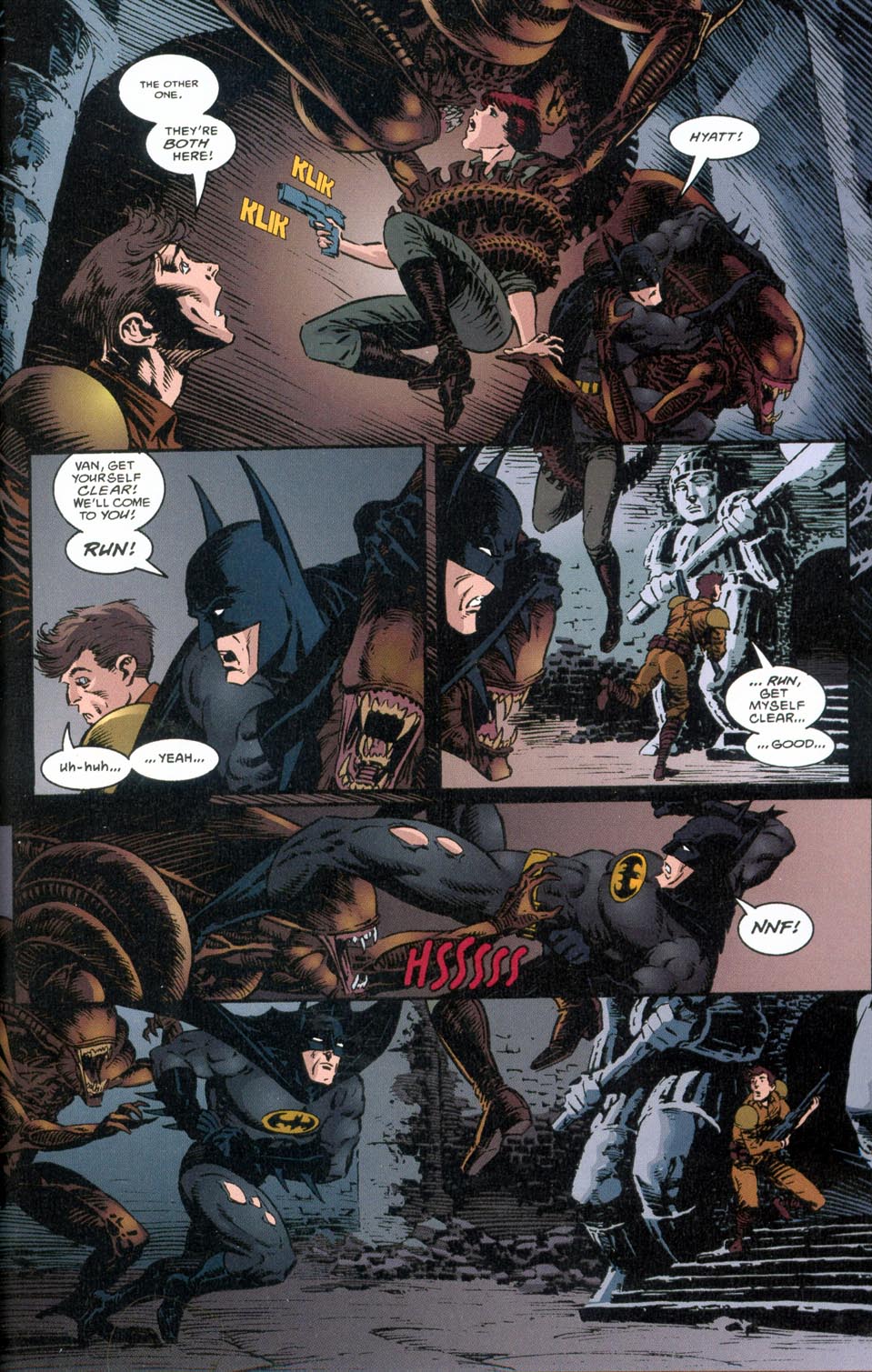 Read online Batman/Aliens comic -  Issue #2 - 19