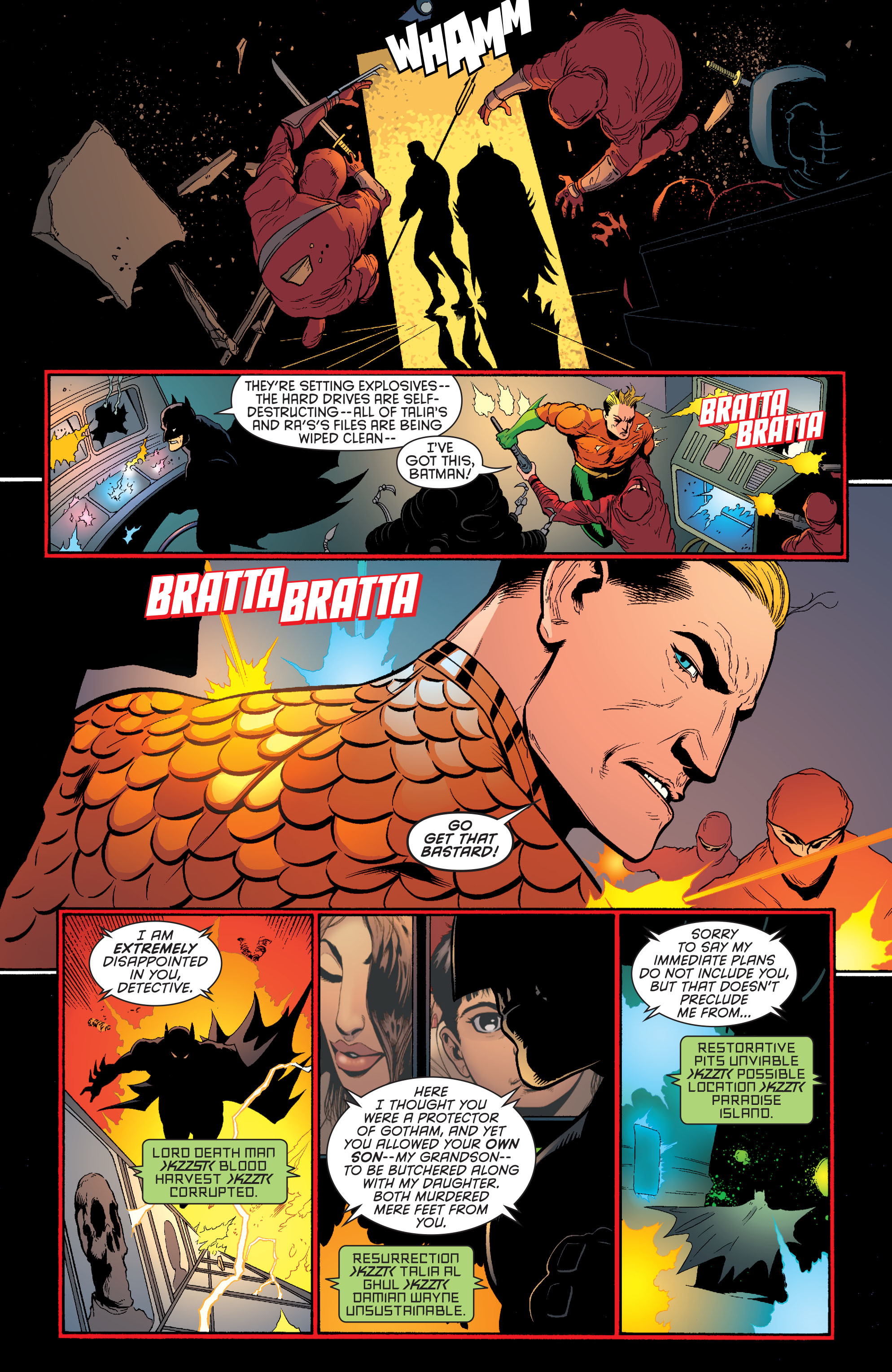 Read online Batman and Robin (2011) comic -  Issue #29 - Batman and Aquaman - 10