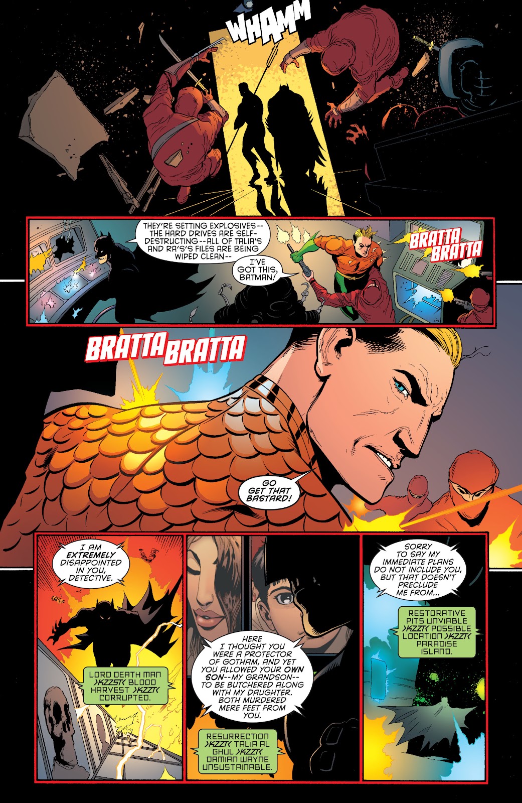 Batman and Robin (2011) issue 29 - Batman and Aquaman - Page 10