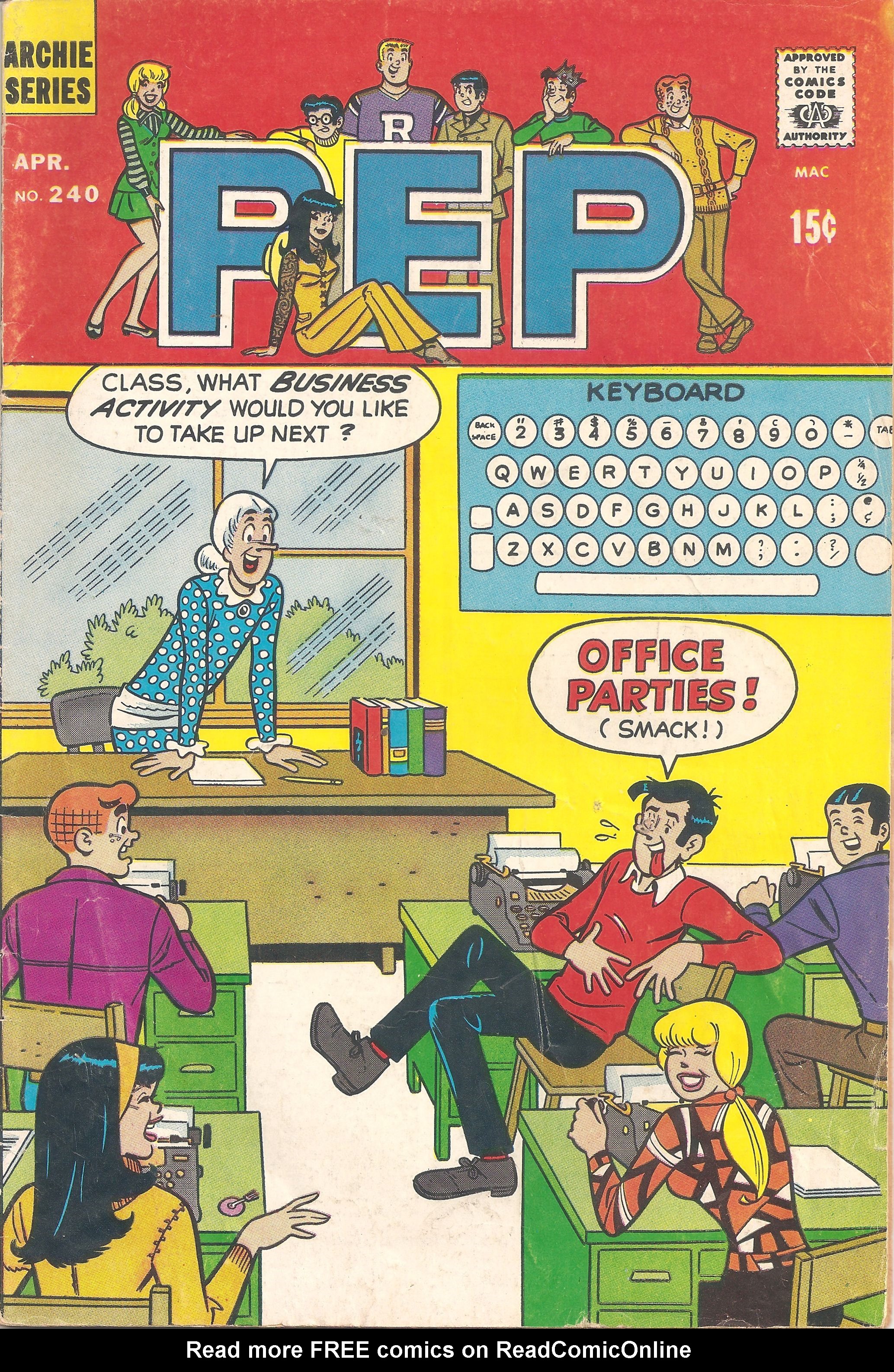 Read online Pep Comics comic -  Issue #240 - 1