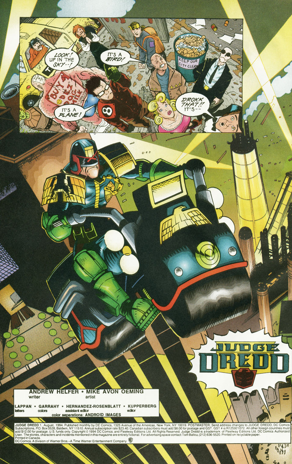 Read online Judge Dredd (1994) comic -  Issue #1 - 3