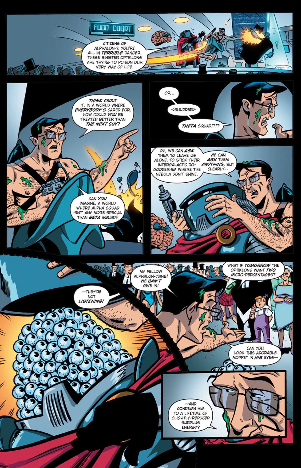 Read online Stephen Colbert's Tek Jansen comic -  Issue #1 - 18