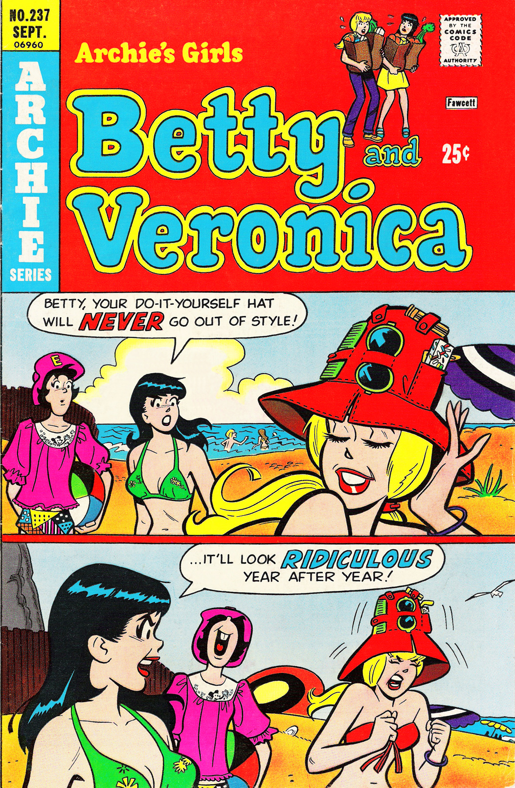 Read online Archie's Girls Betty and Veronica comic -  Issue #237 - 1