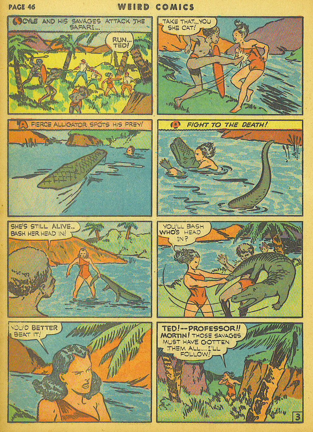 Read online Weird Comics comic -  Issue #11 - 46