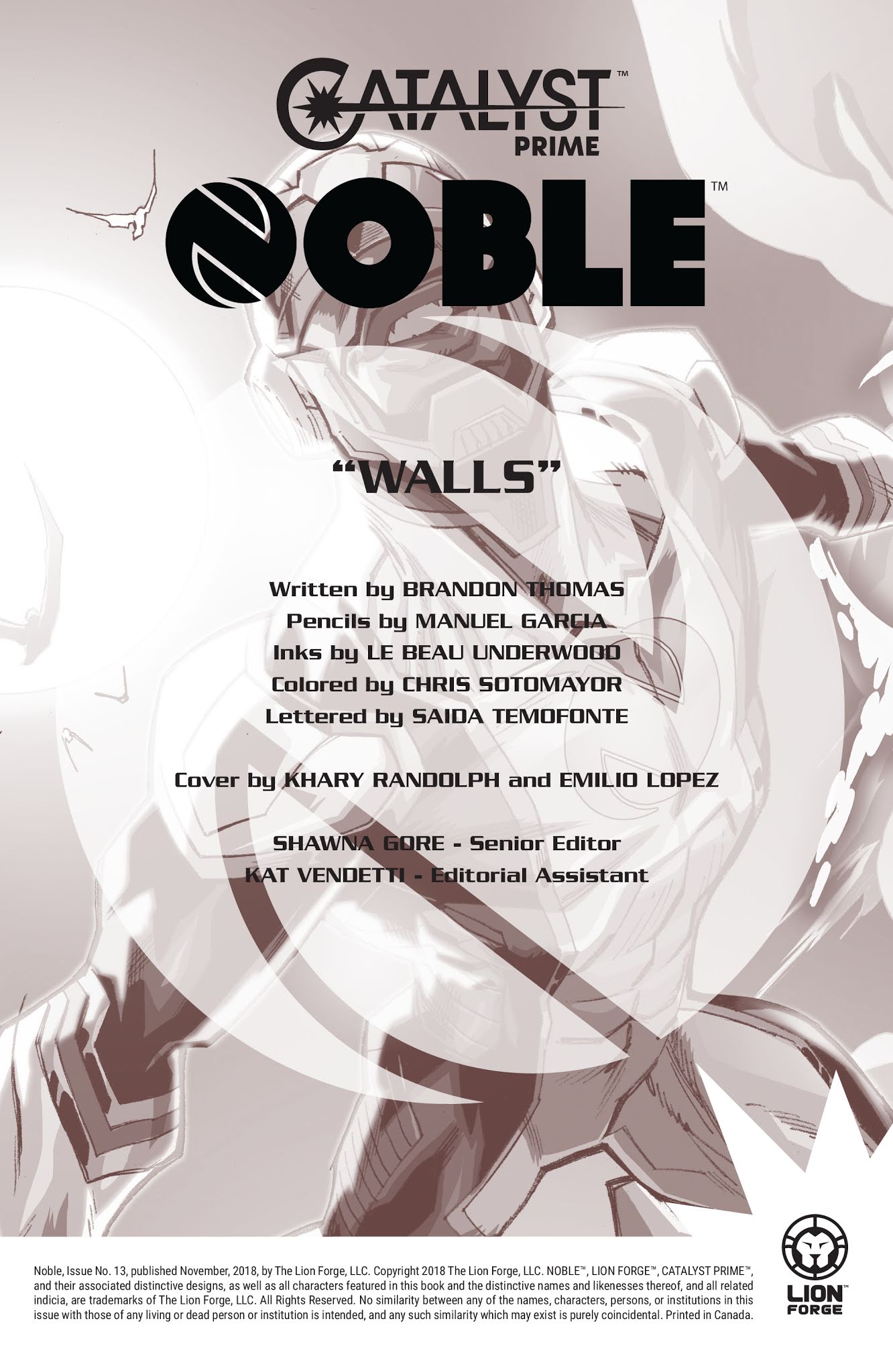 Read online Noble comic -  Issue #13 - 2