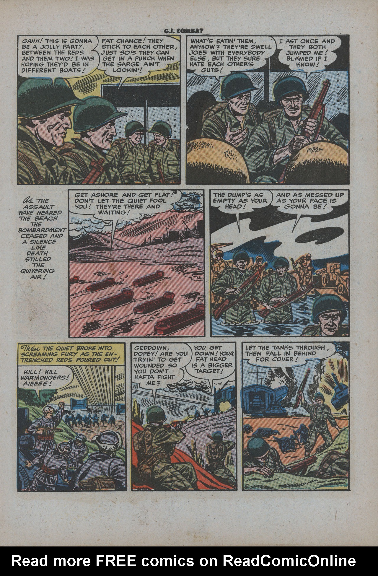 Read online G.I. Combat (1952) comic -  Issue #6 - 7