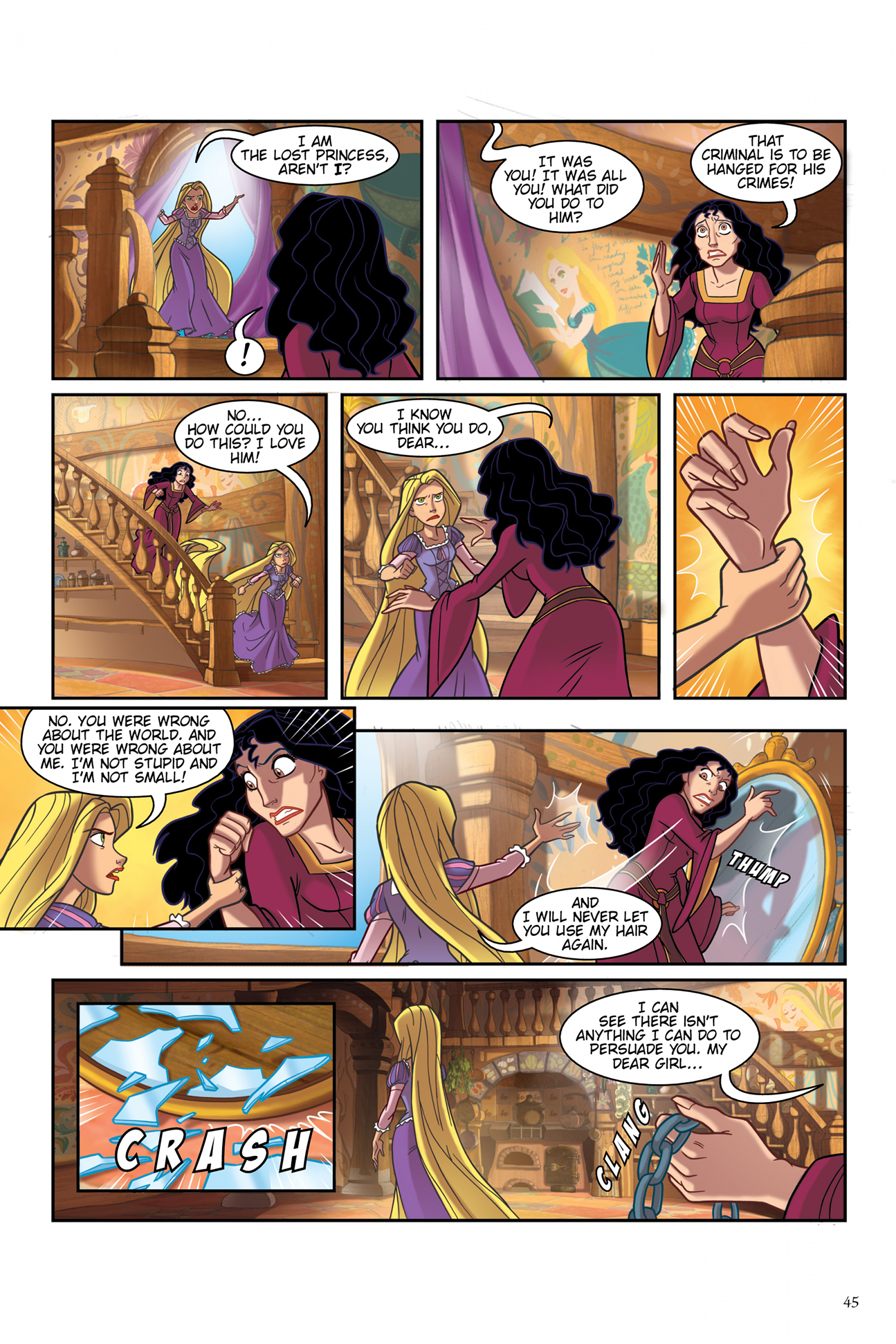 Read online Disney Tangled: The Story of the Movie in Comics comic -  Issue # Full - 47