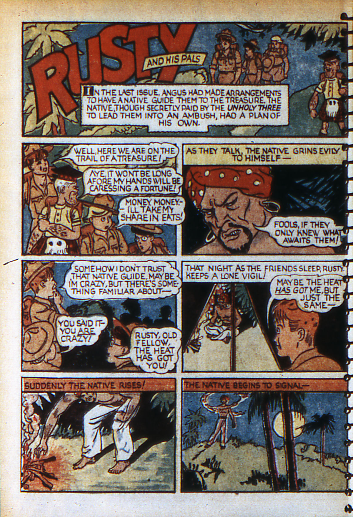 Read online Adventure Comics (1938) comic -  Issue #51 - 56