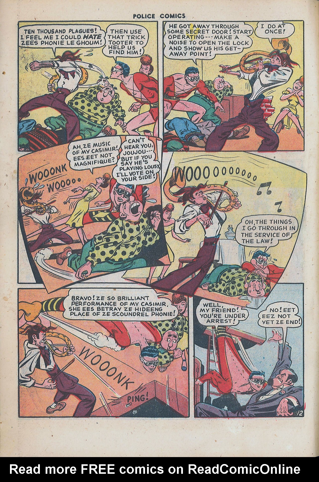 Read online Police Comics comic -  Issue #87 - 14