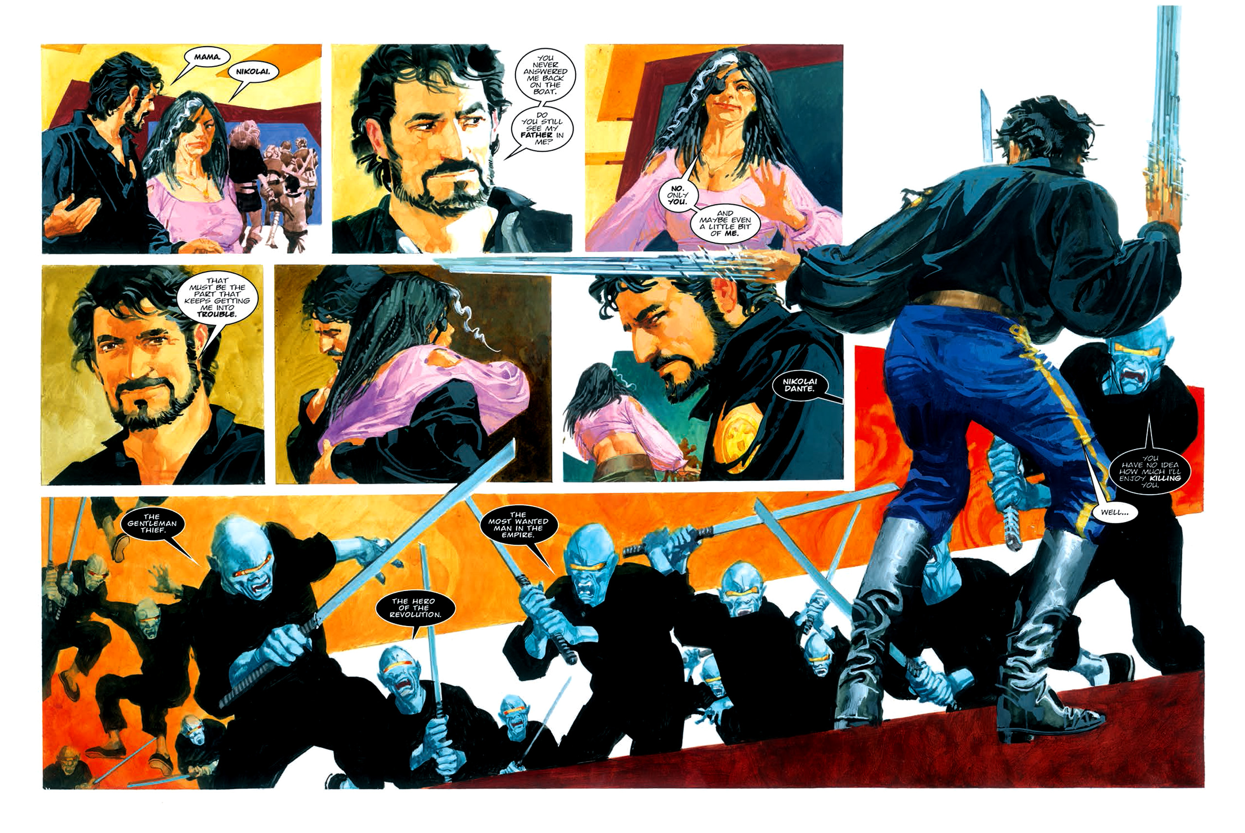 Read online Nikolai Dante comic -  Issue # TPB 7 - 126