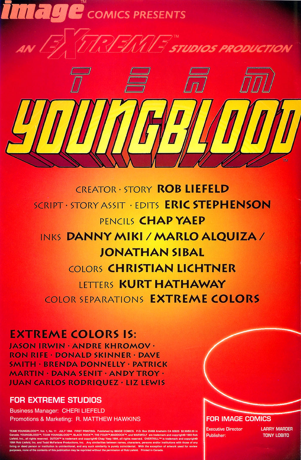 Team Youngblood Issue #11 #11 - English 2