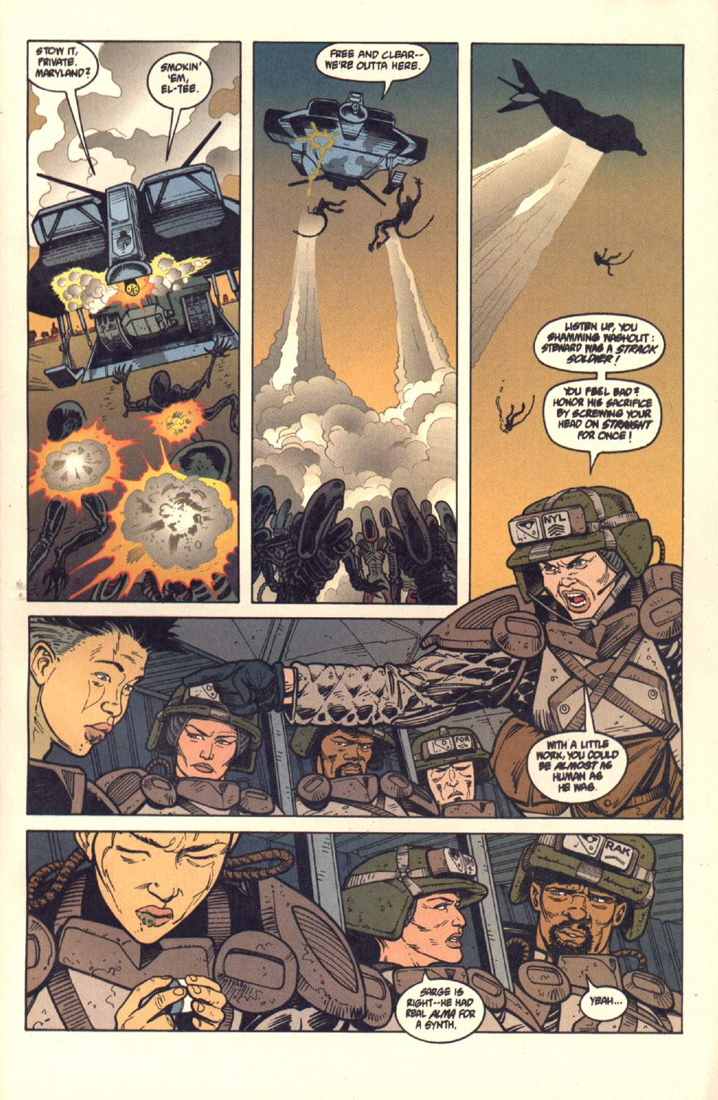 Read online Aliens: Colonial Marines comic -  Issue #7 - 24
