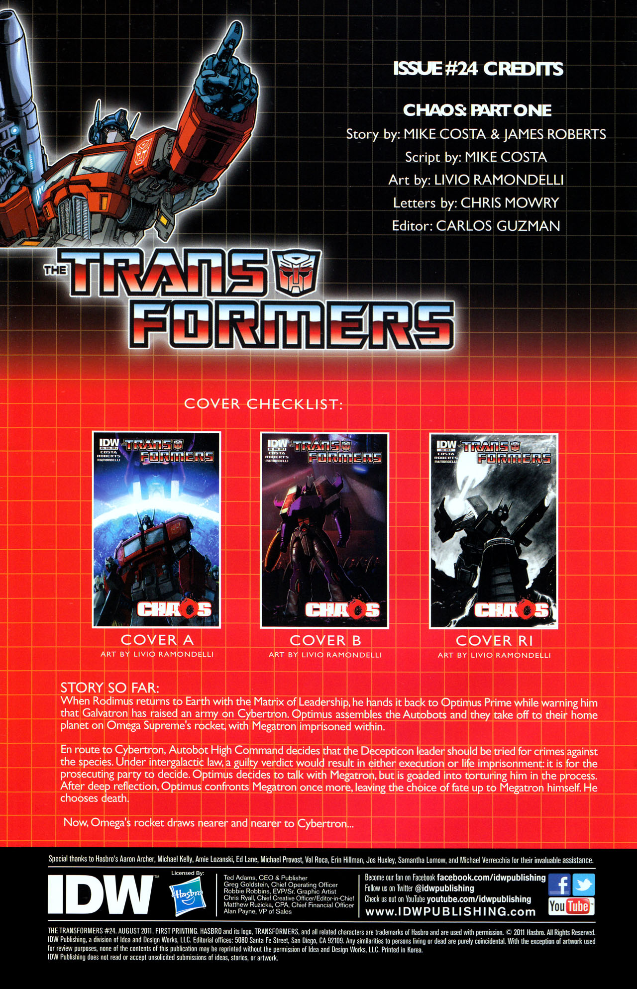Read online The Transformers (2009) comic -  Issue #24 - 3