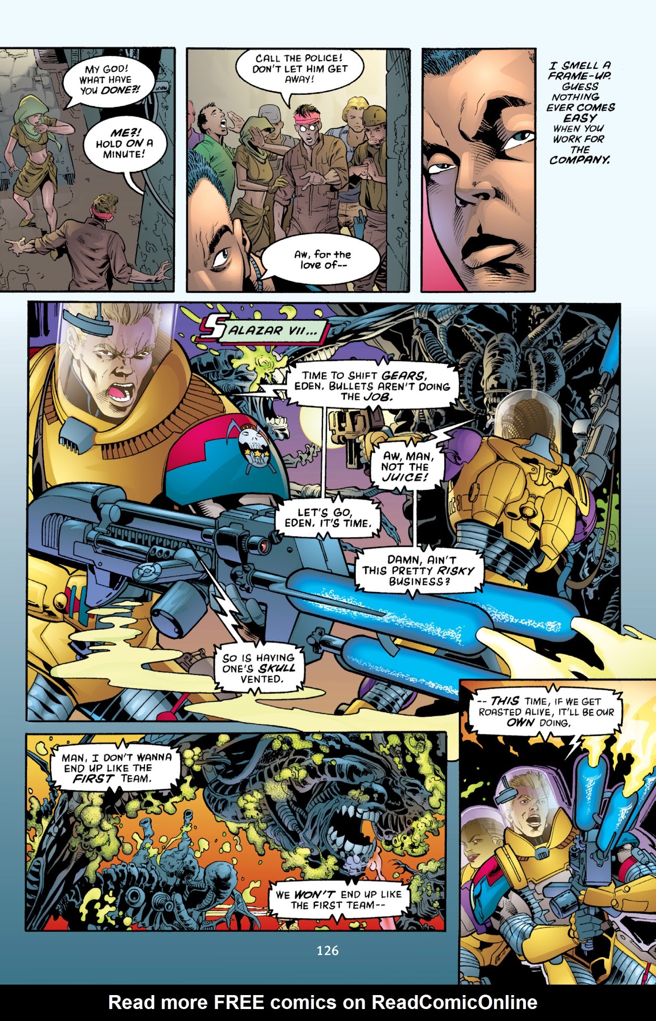Read online Aliens Omnibus comic -  Issue # TPB 6 - 126