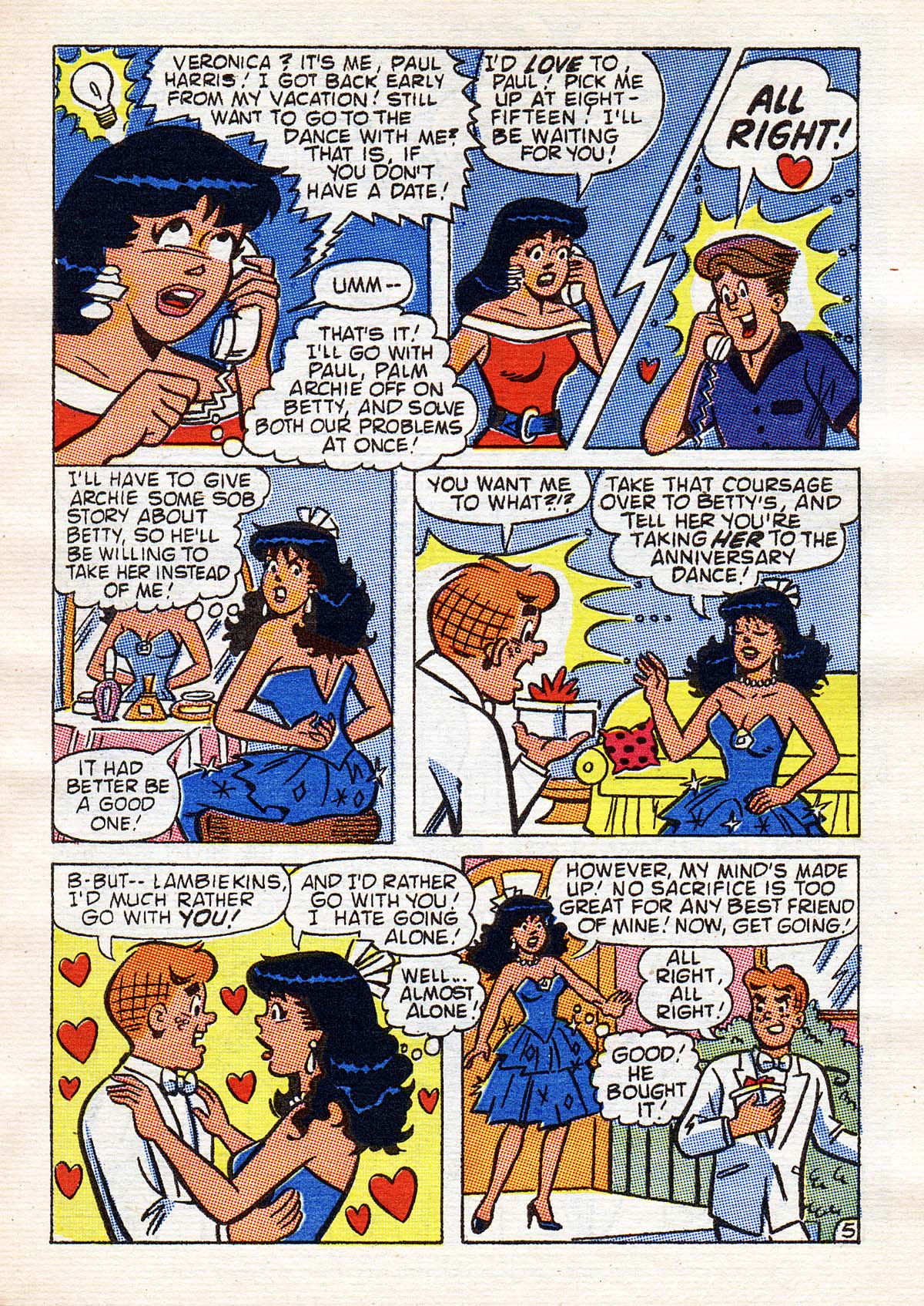 Read online Betty and Veronica Digest Magazine comic -  Issue #42 - 6