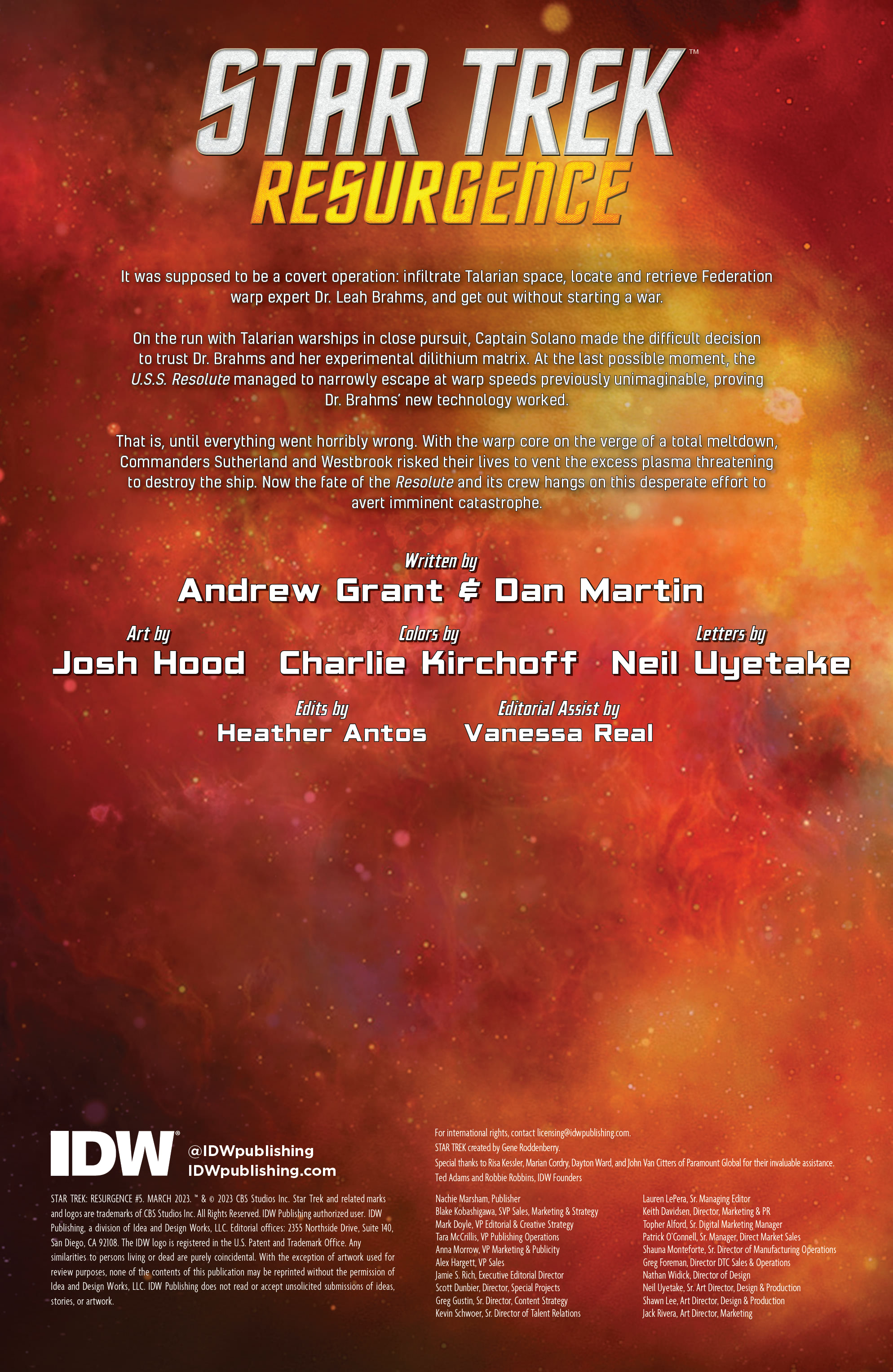 Read online Star Trek: Resurgence comic -  Issue #5 - 2