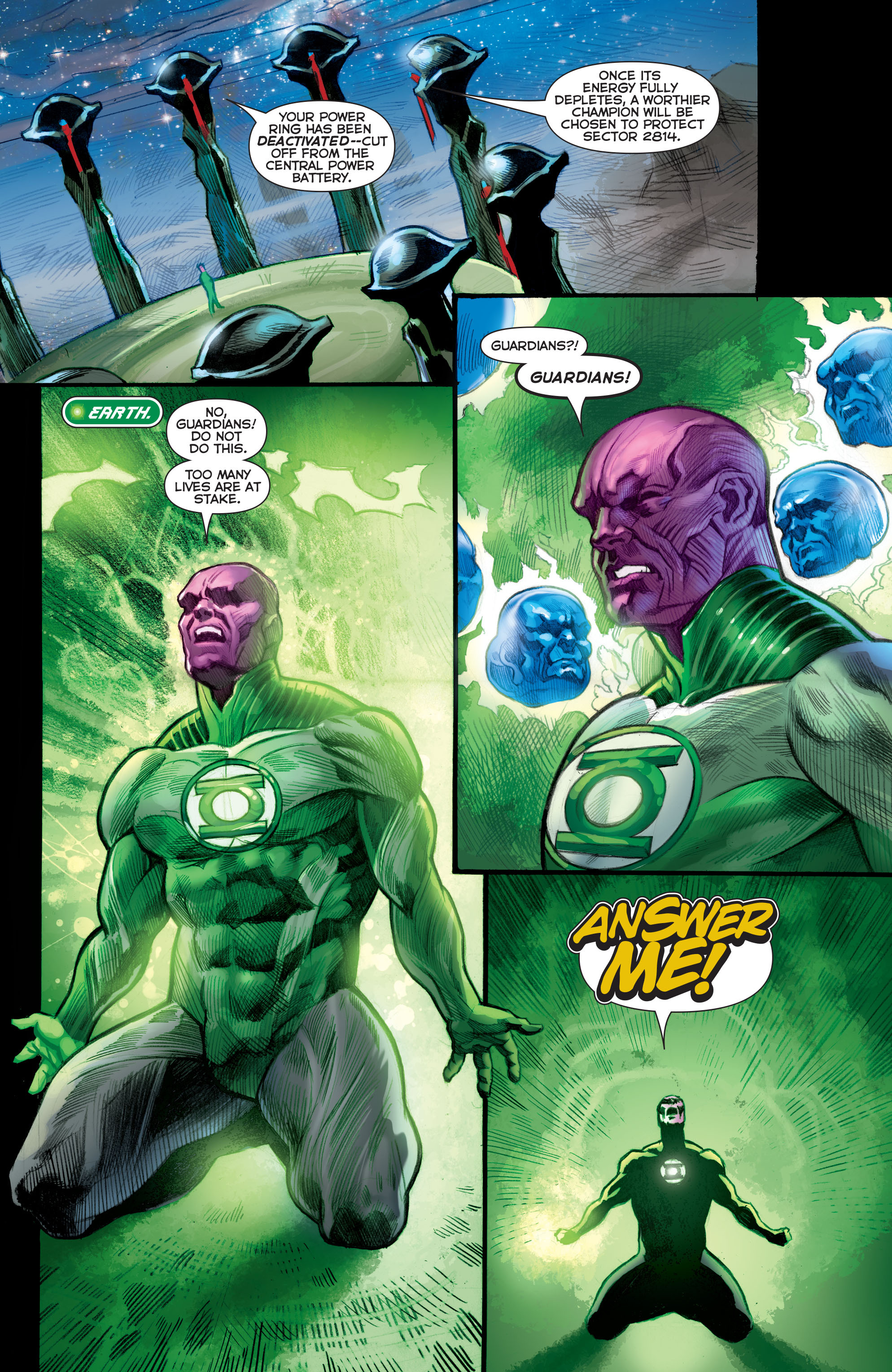 Read online Flashpoint: The World of Flashpoint Featuring Green Lantern comic -  Issue # Full - 53
