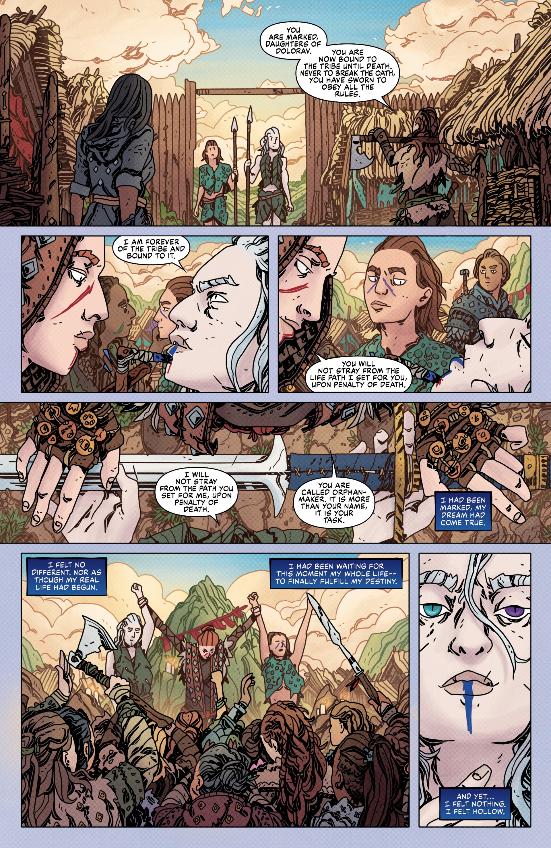 Read online Critical Role: The Mighty Nein Origins - Yasha Nydoorin comic -  Issue # Full - 34