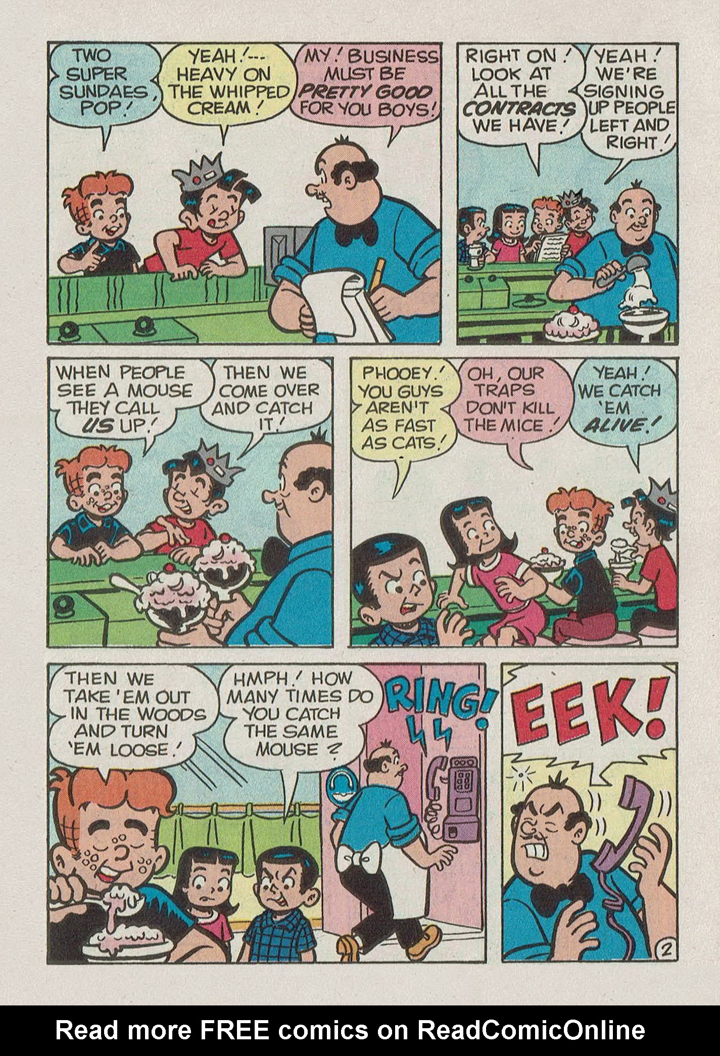 Read online Archie's Double Digest Magazine comic -  Issue #165 - 135