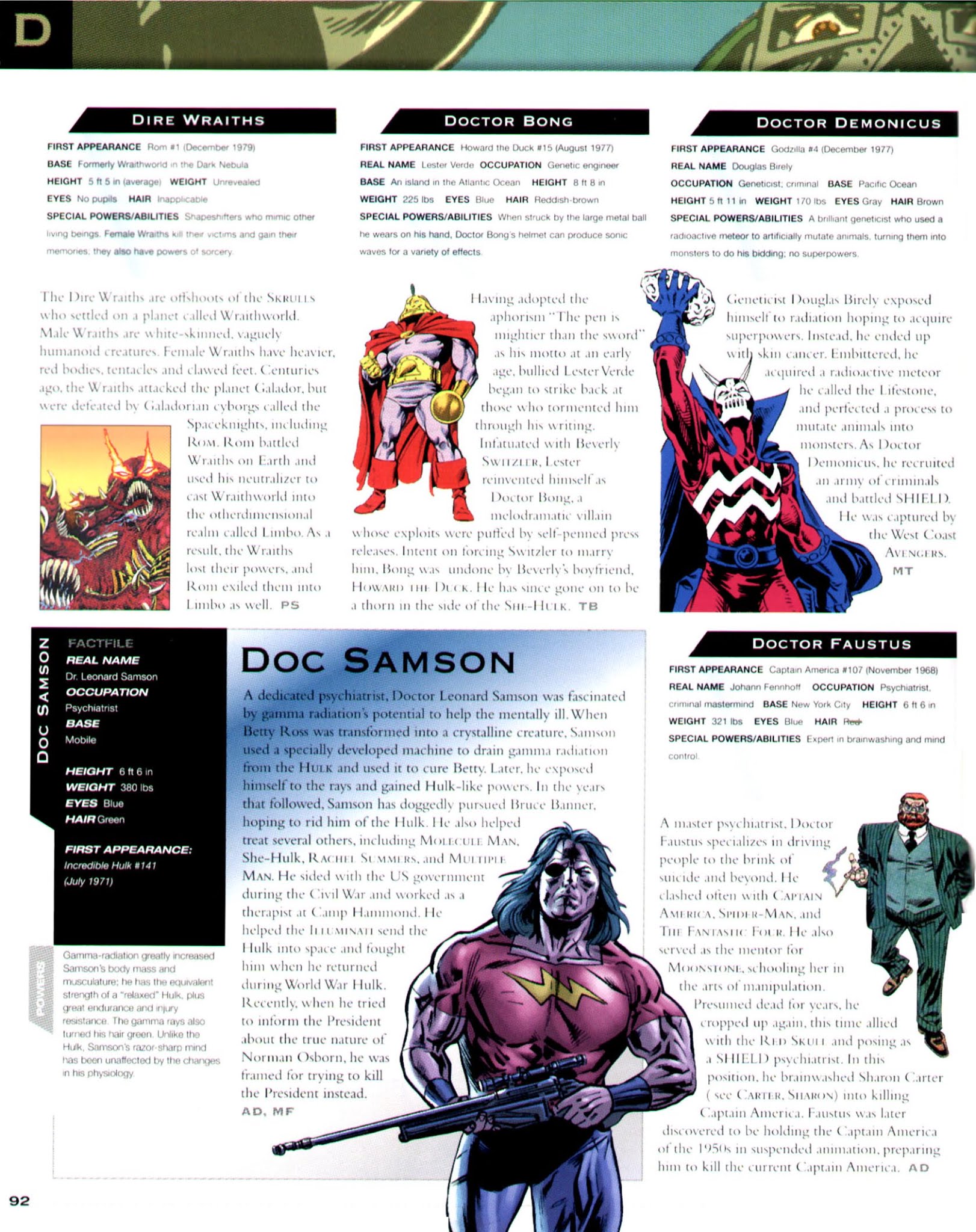 Read online The Marvel Encyclopedia comic -  Issue # TPB 2 (Part 1) - 88