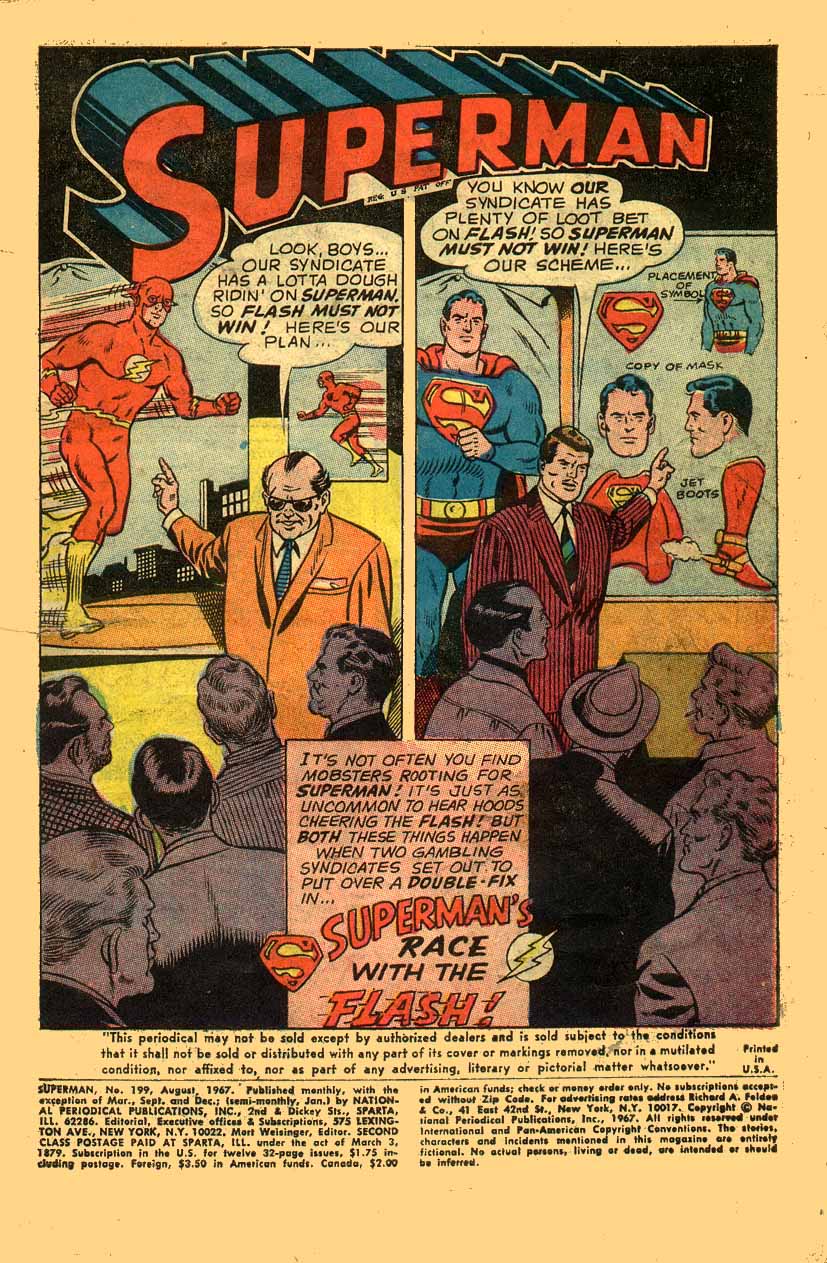 Read online Superman (1939) comic -  Issue #199 - 3