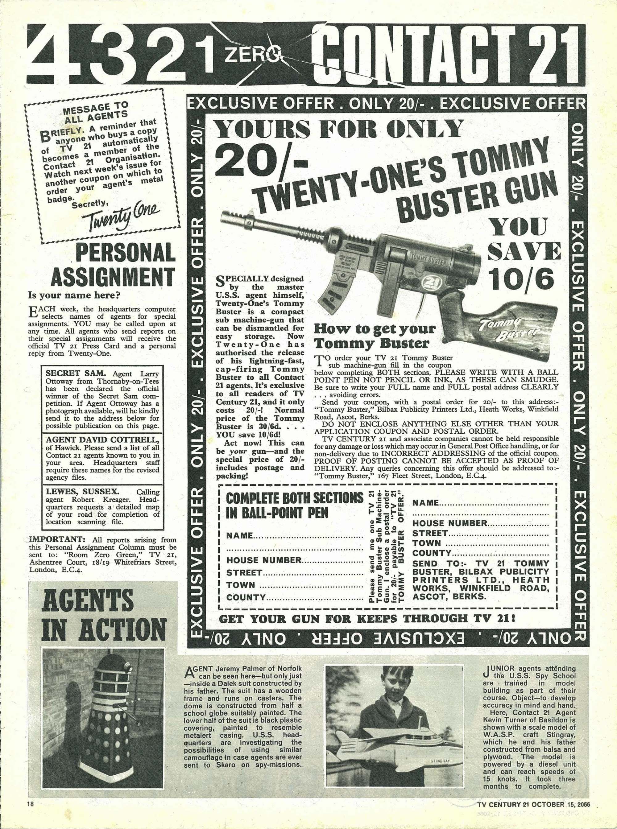 Read online TV Century 21 (TV 21) comic -  Issue #91 - 17