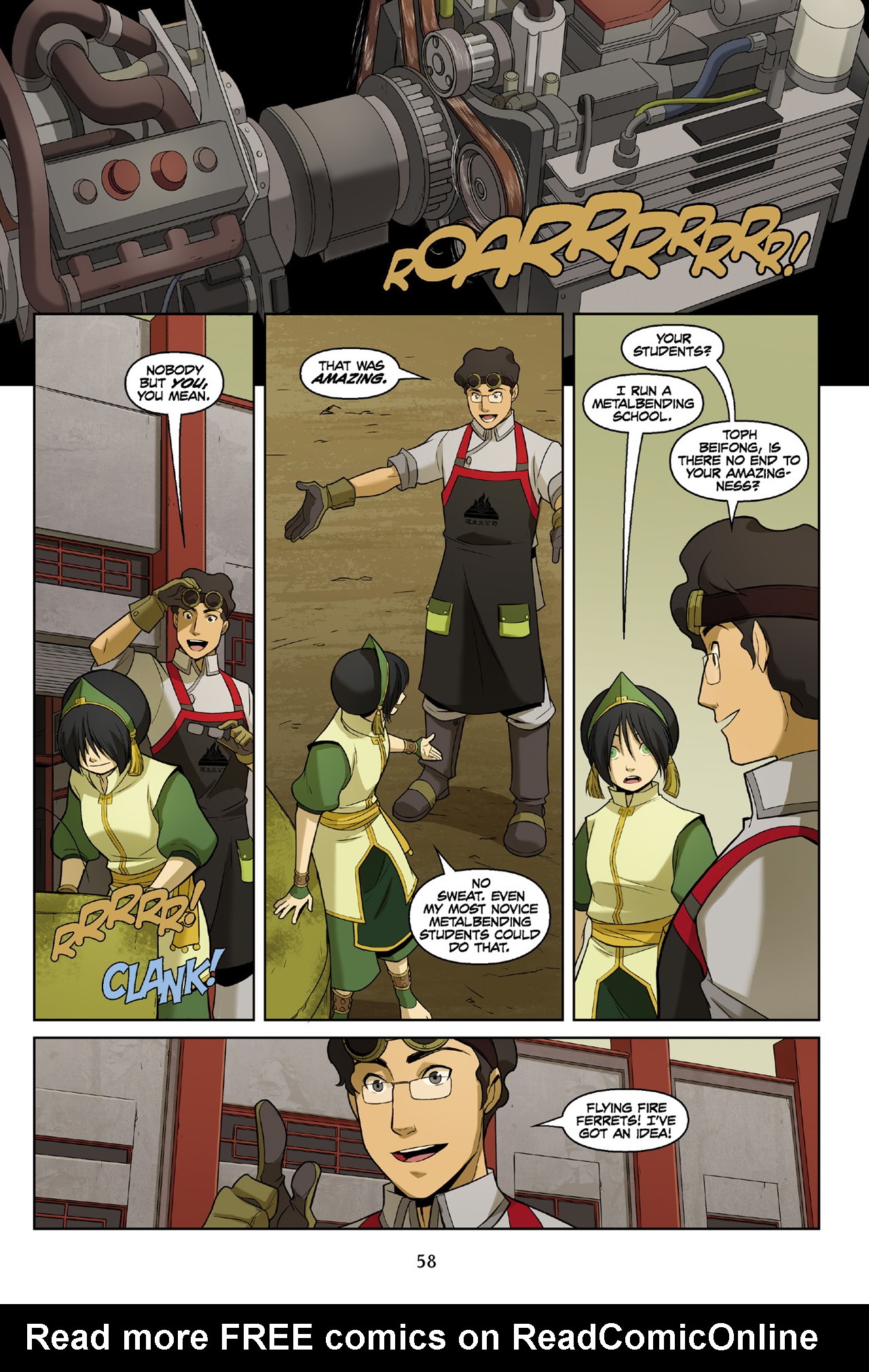 Read online Nickelodeon Avatar: The Last Airbender - The Rift comic -  Issue # Part 1 - 58