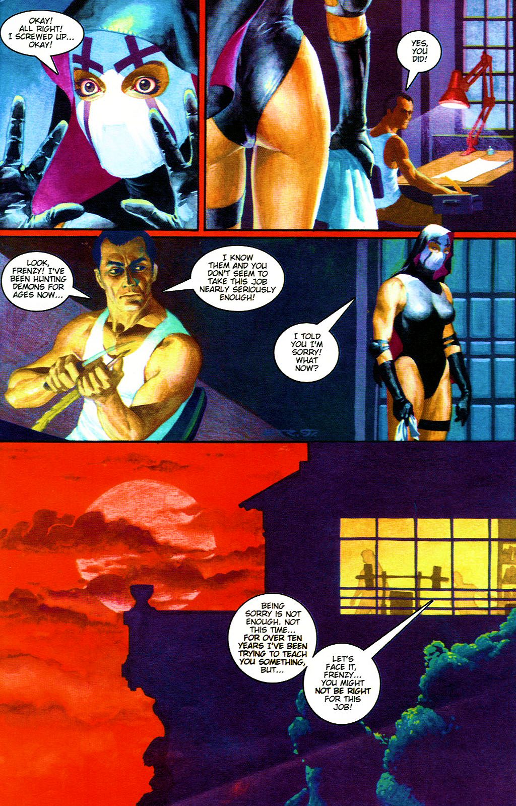 Read online Warrior Nun: Frenzy comic -  Issue #1 - 16