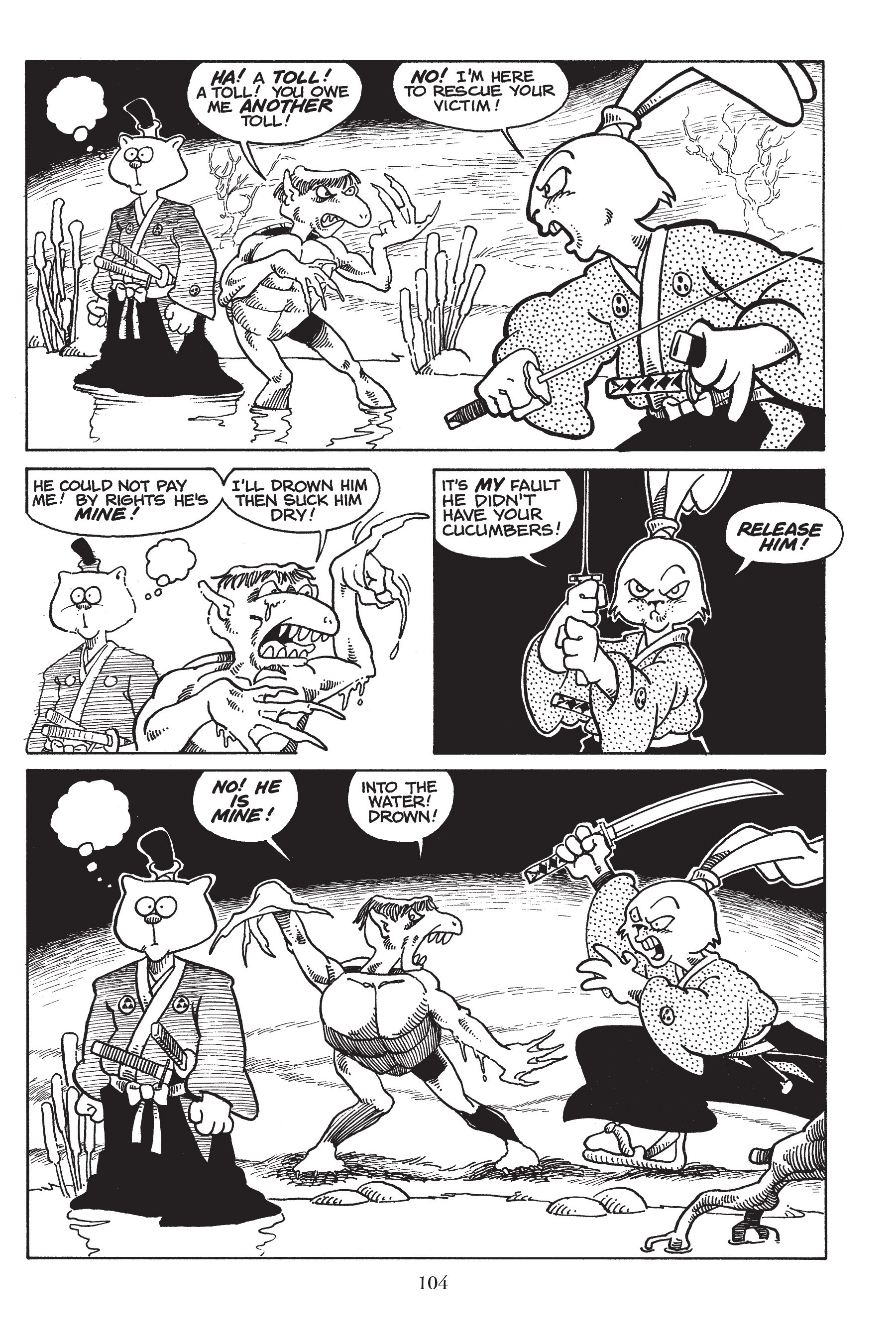 Read online Usagi Yojimbo (1987) comic -  Issue # _TPB 2 - 105